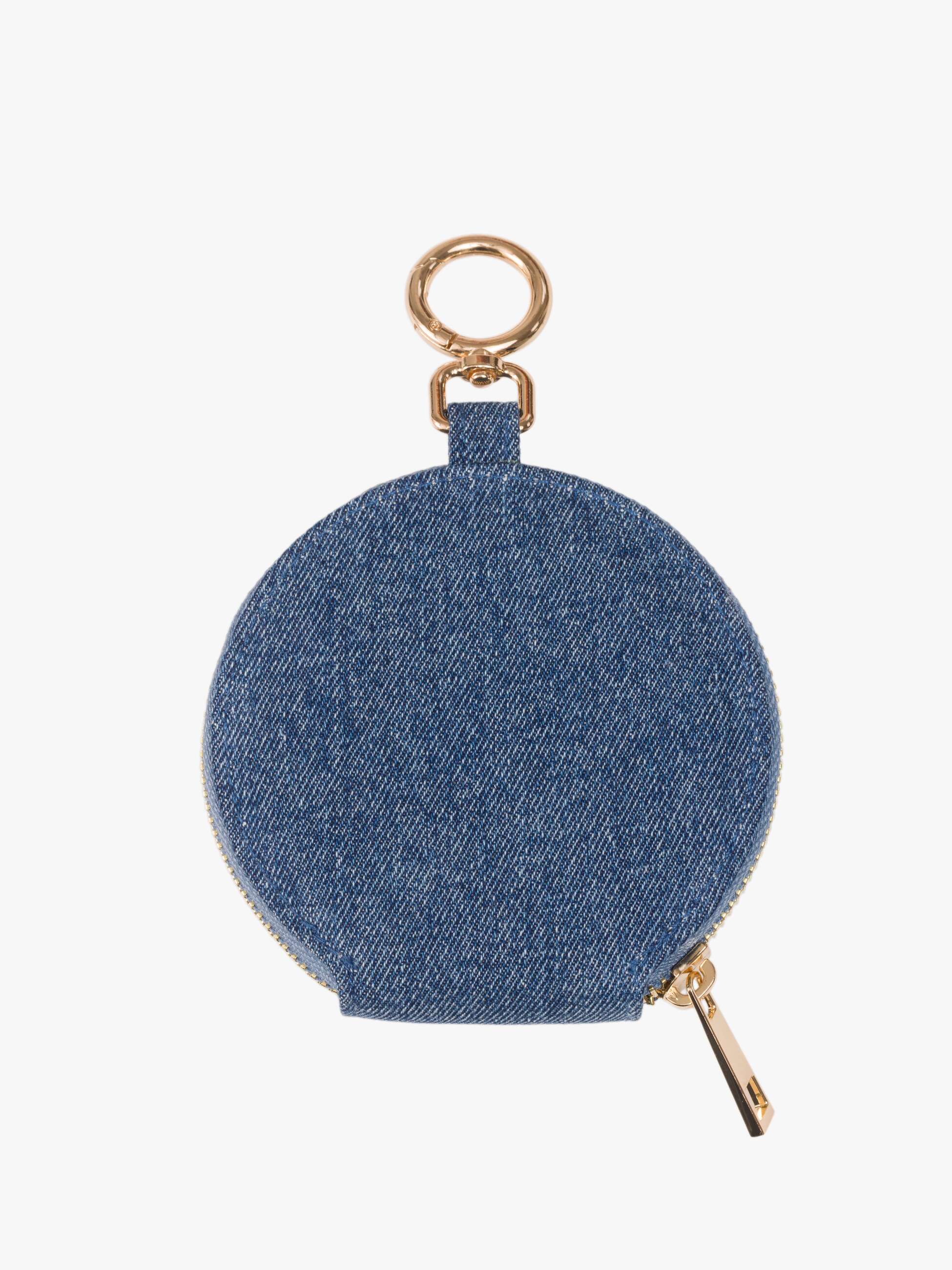 Mother The Stash Tasche Malibu Blue Denim 10x10 cm