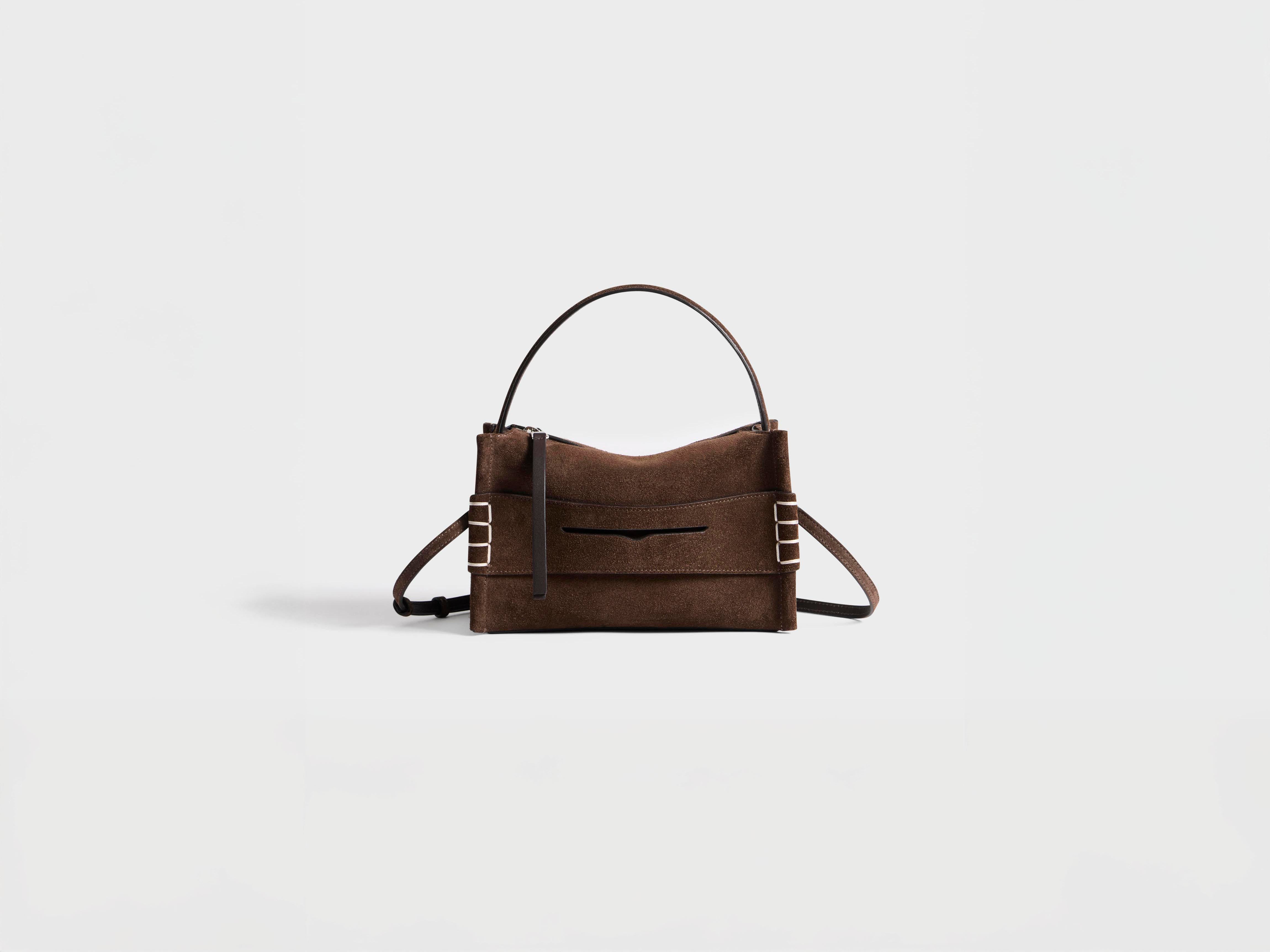 J.W.Anderson Small Loafer Bag Tasche Braun Wildleder