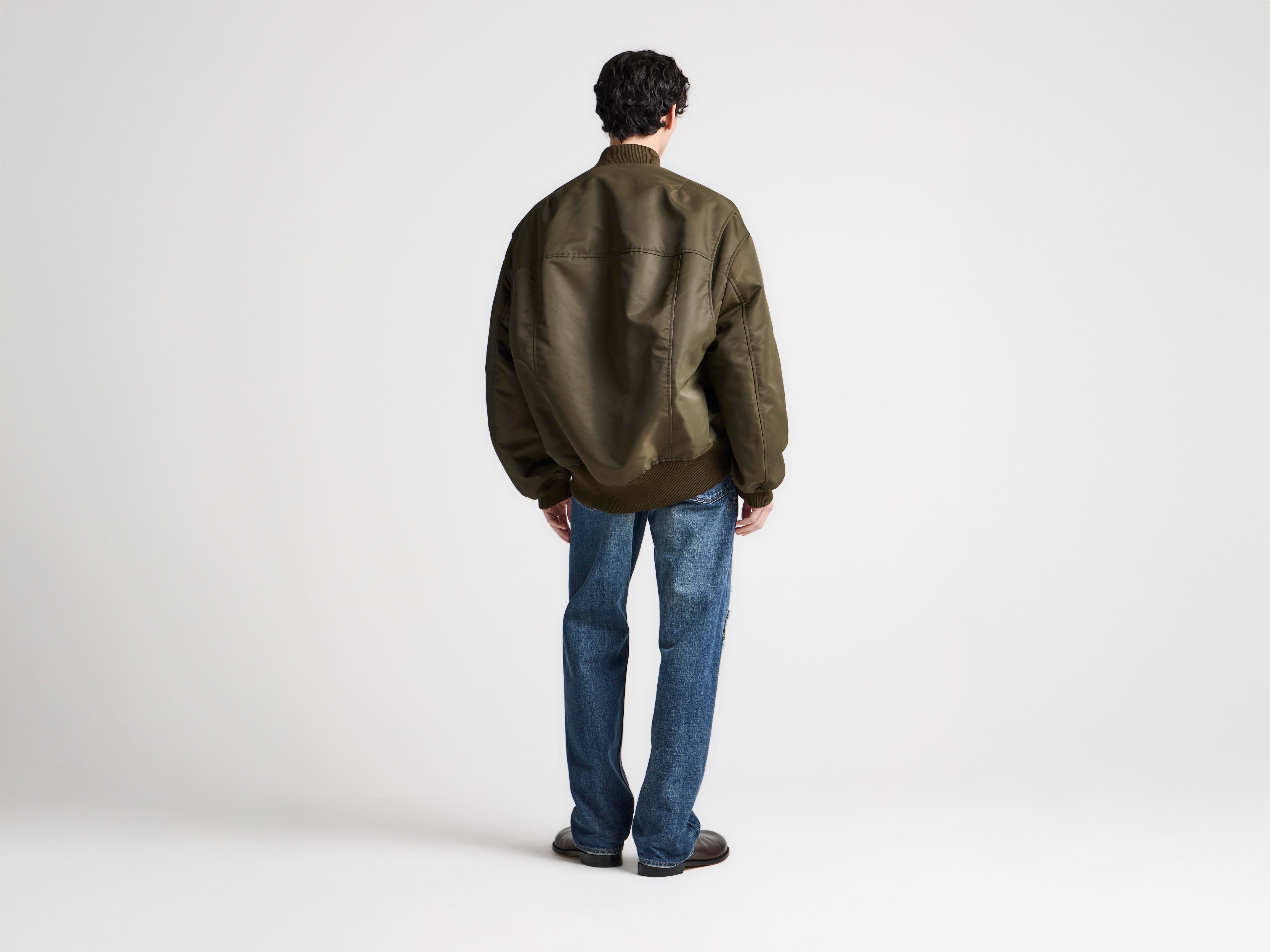 J.W.Anderson Coats Jackets Oversized Tipped Hem Bomber Herren Grün