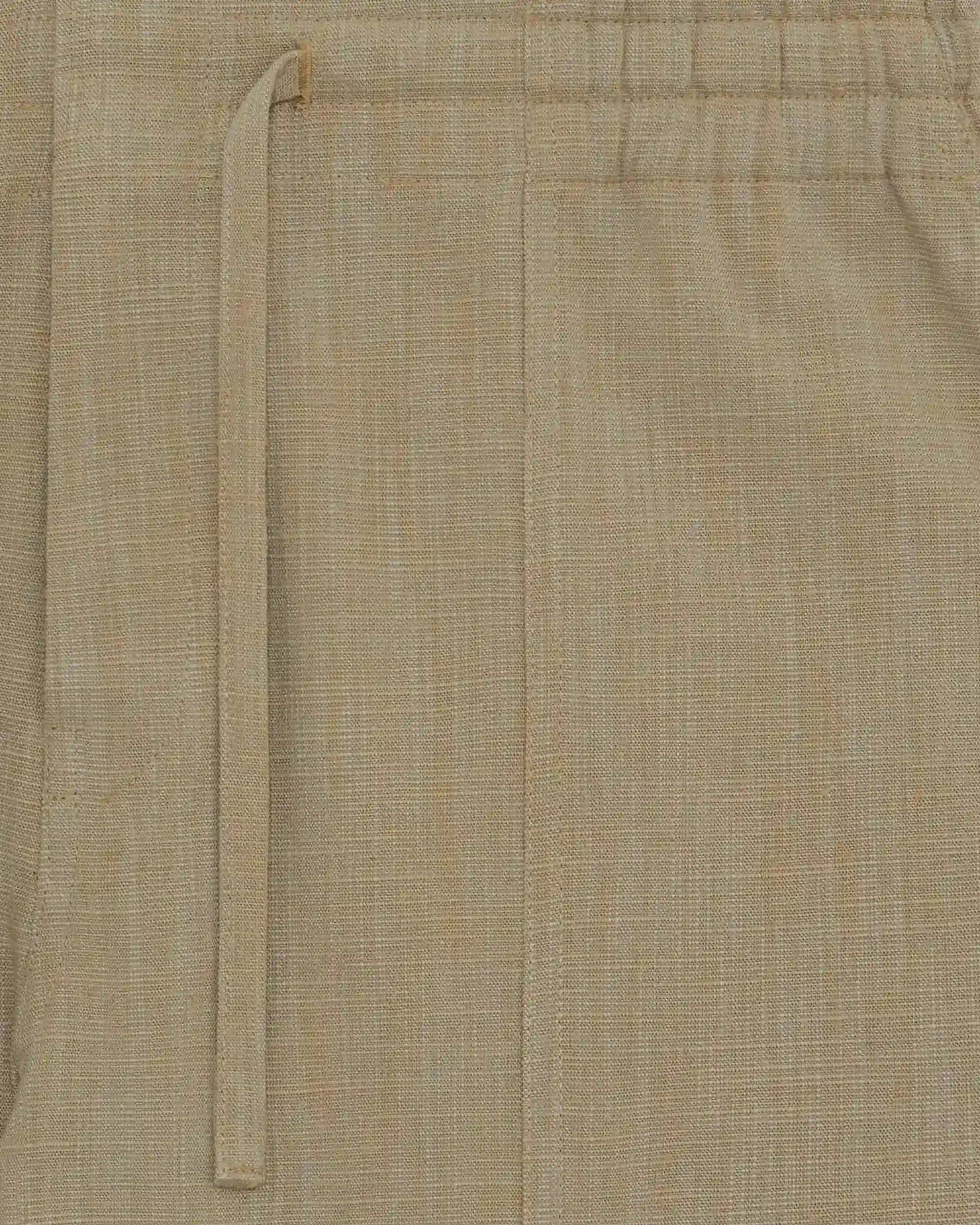 Drôle De Monsieur Short Elastiqué Coton Shorts Khaki Baumwolle