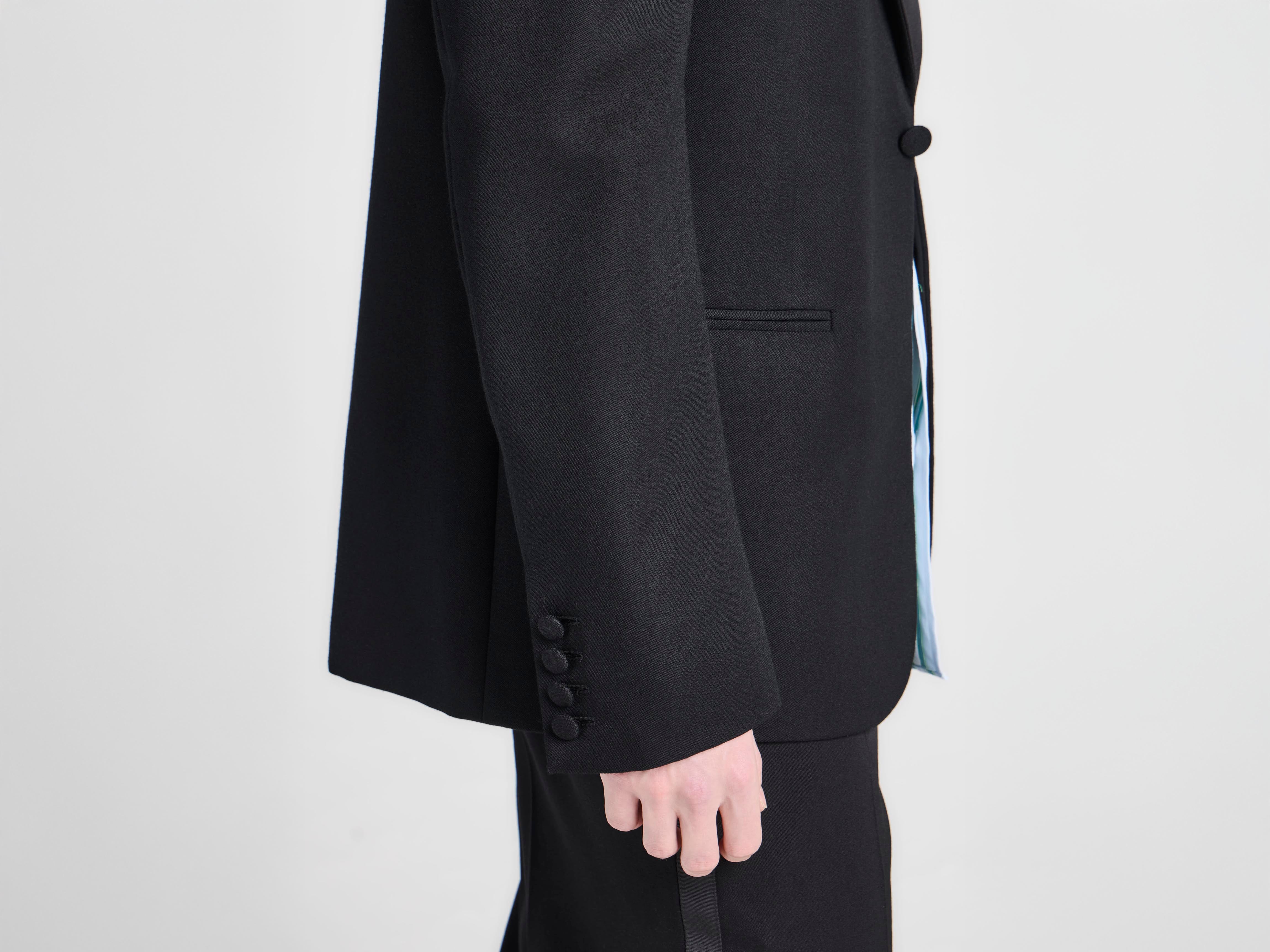 J.W.Anderson Fitted Tuxedo Jacket Smokingjacke Schwarz