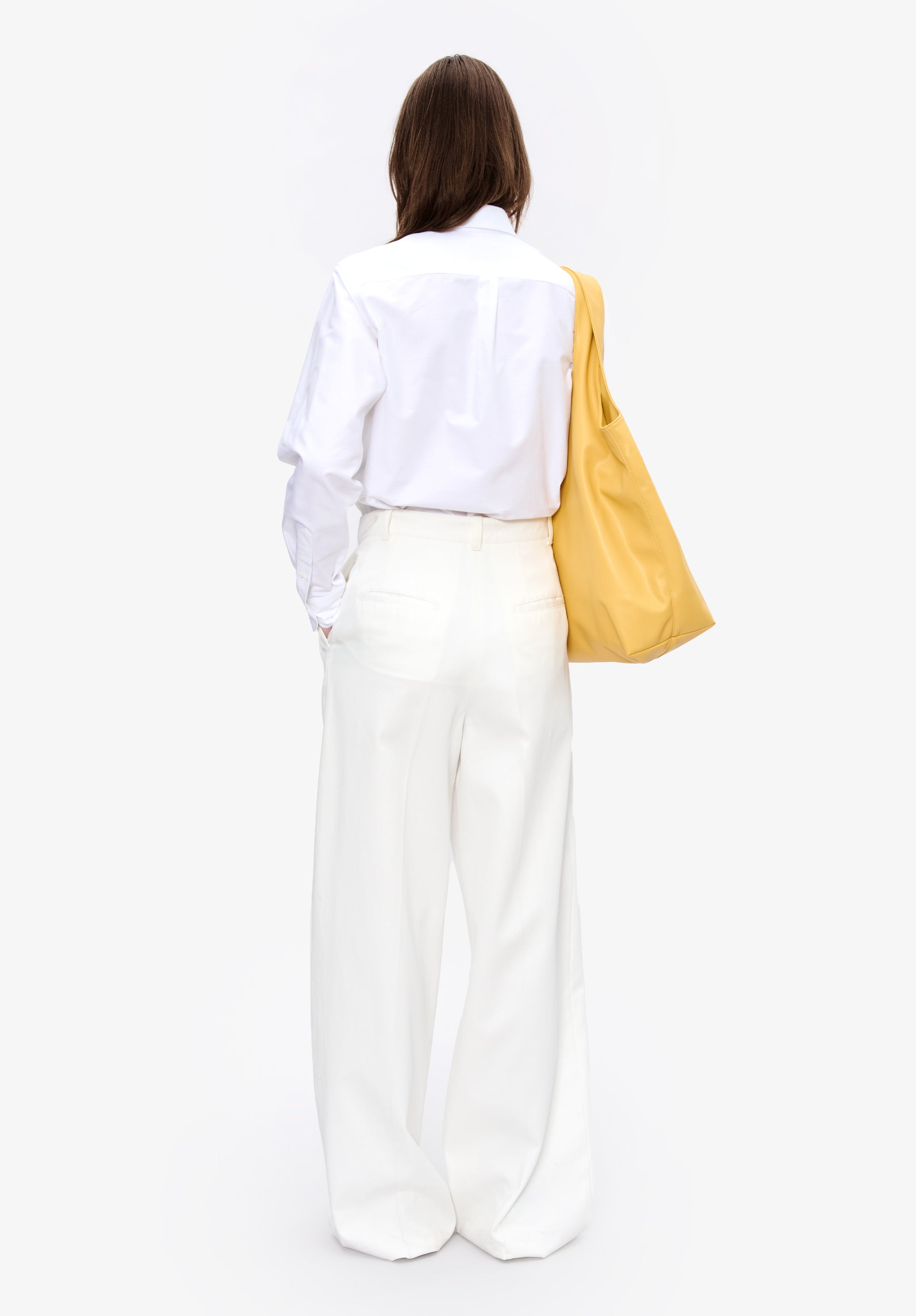 A.P.C. Ginny Hose Baumwolle Gr. 38 weiß weit