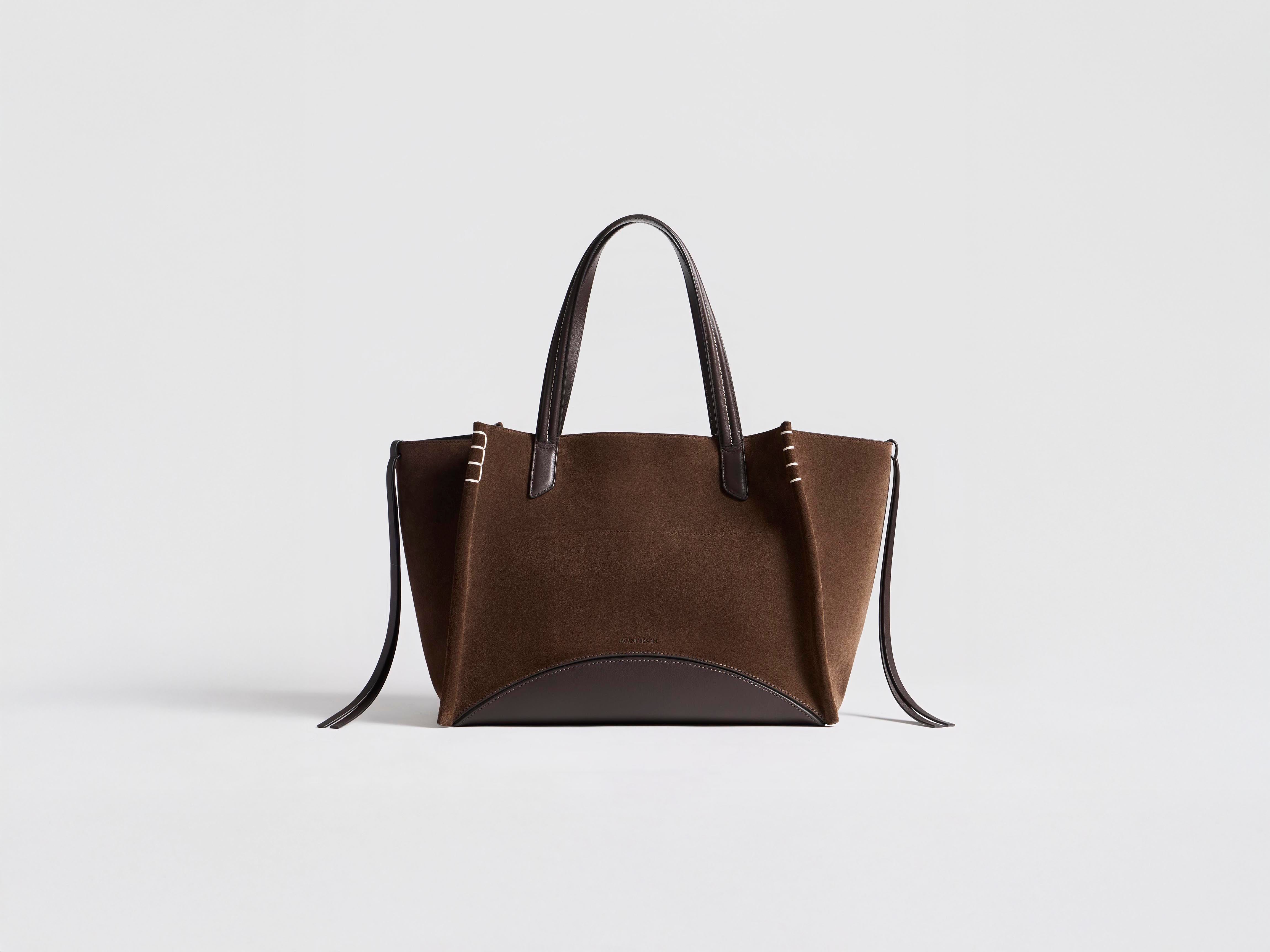 J.W.Anderson Loafer Cabas Tasche Braun Wildleder