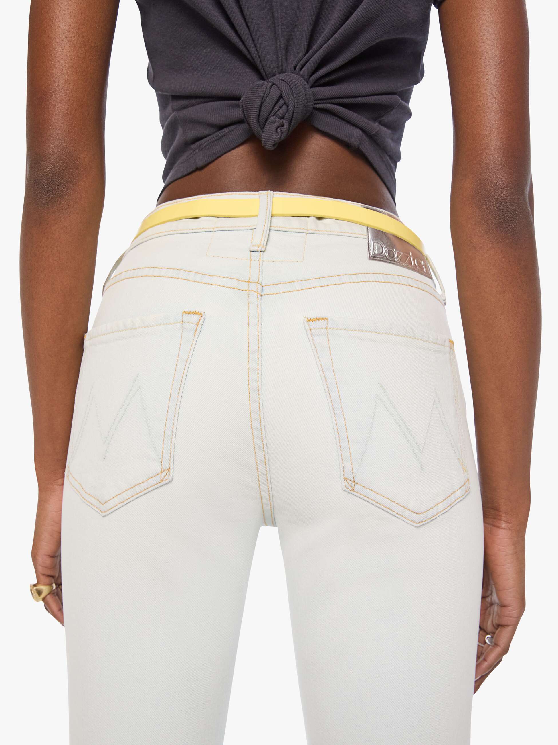 Mother The Patent Leather Belt Gürtel Gelb Lackleder