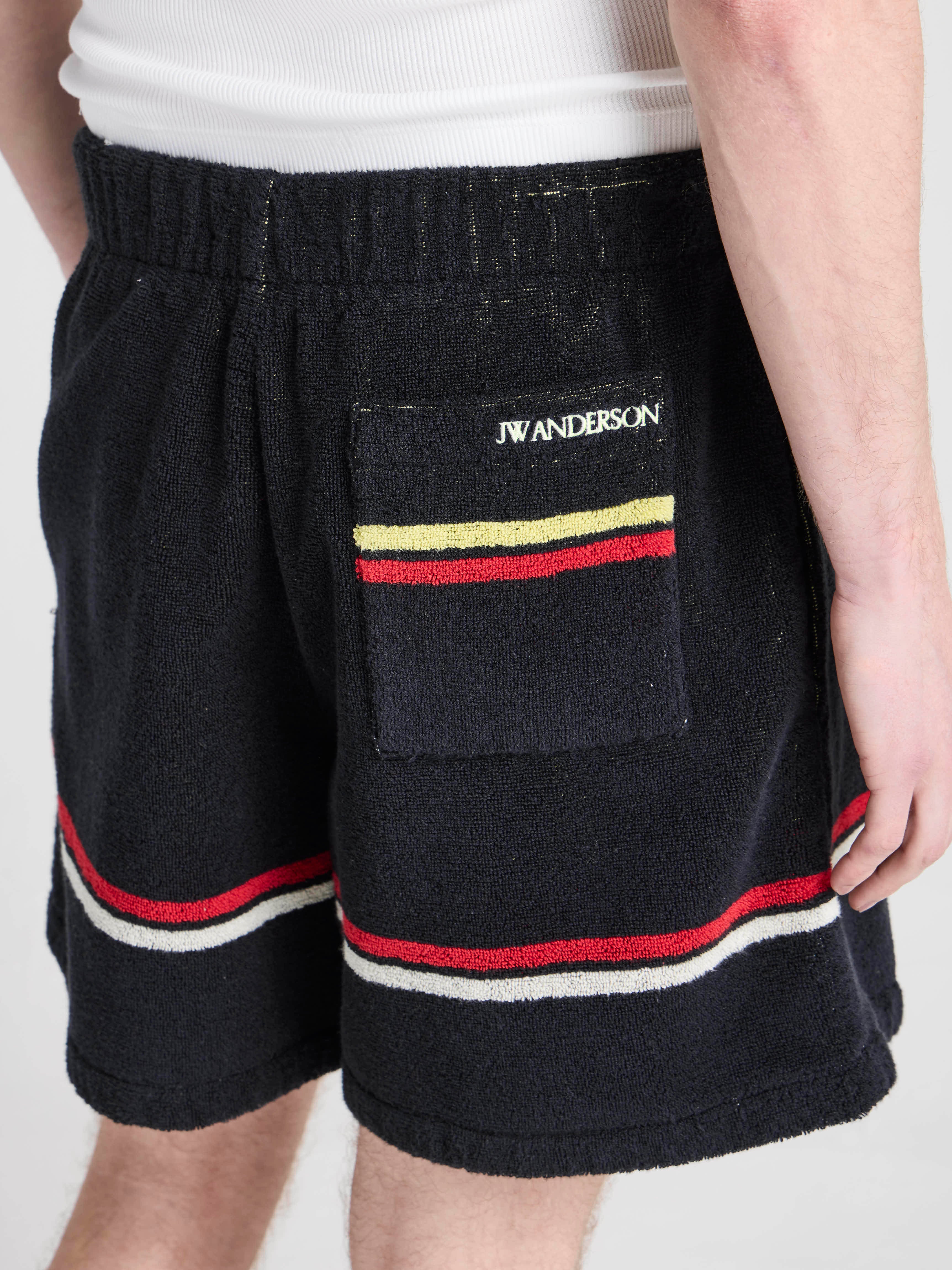 JW Anderson x Guinness Towelling Shorts Schwarz Unisex