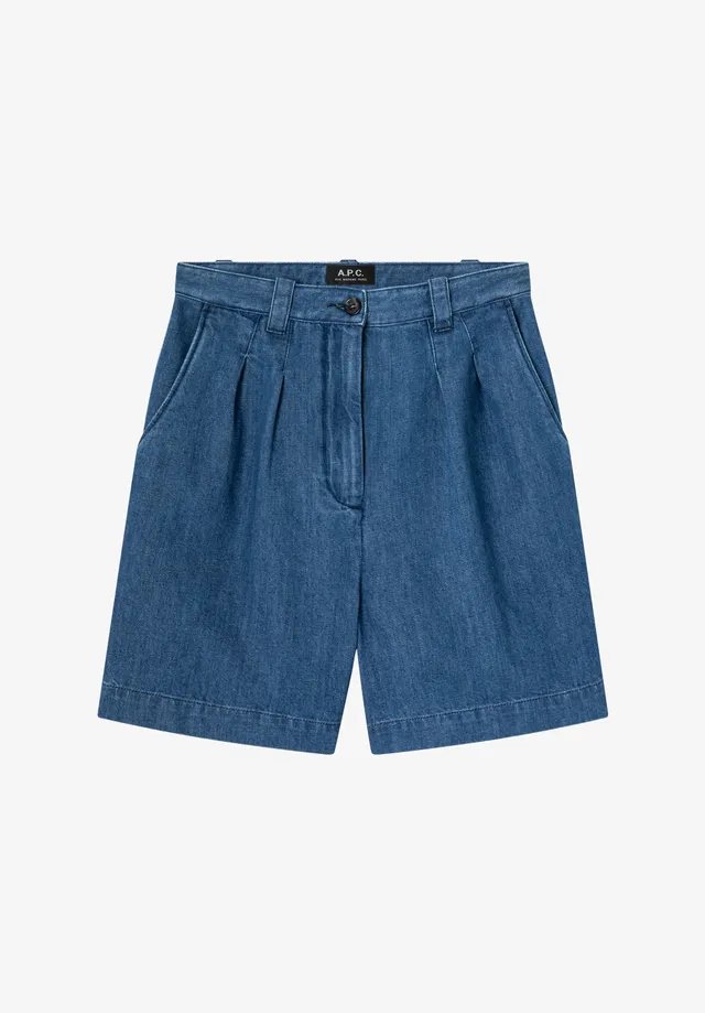 A.P.C. Nola Shorts blau mittlere Taille