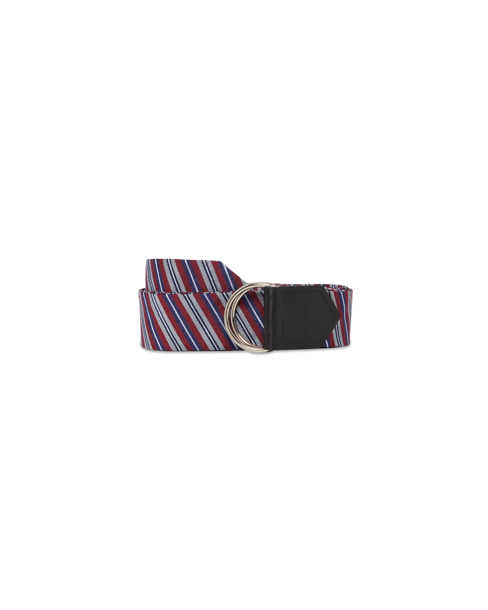 Drôle De Monsieur Silk Belt Double D-Ring Gürtel Seide Sky Blue OS