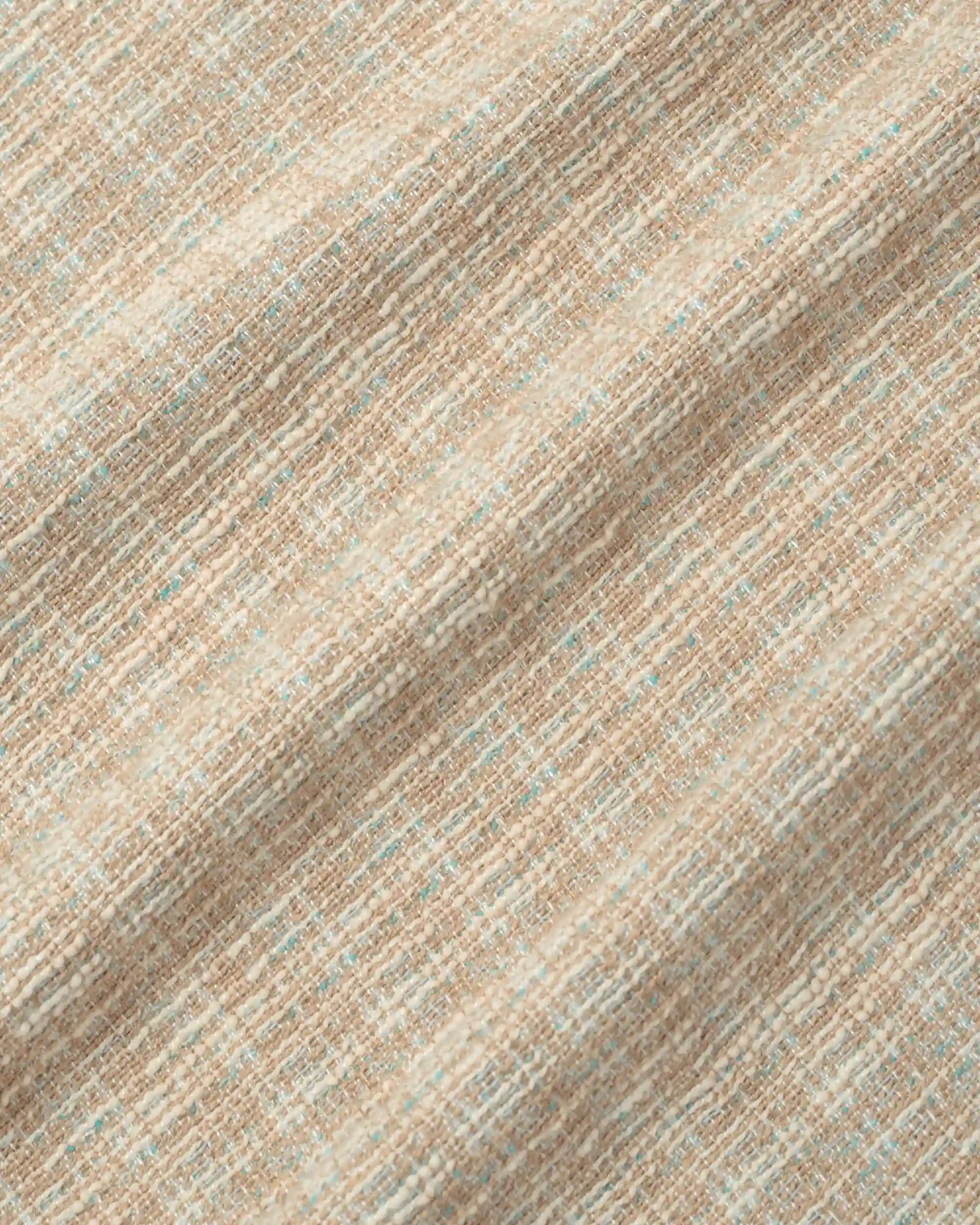 Drôle De Monsieur Tweed D Miroir Hemd Dunkelbeige Kurzarm