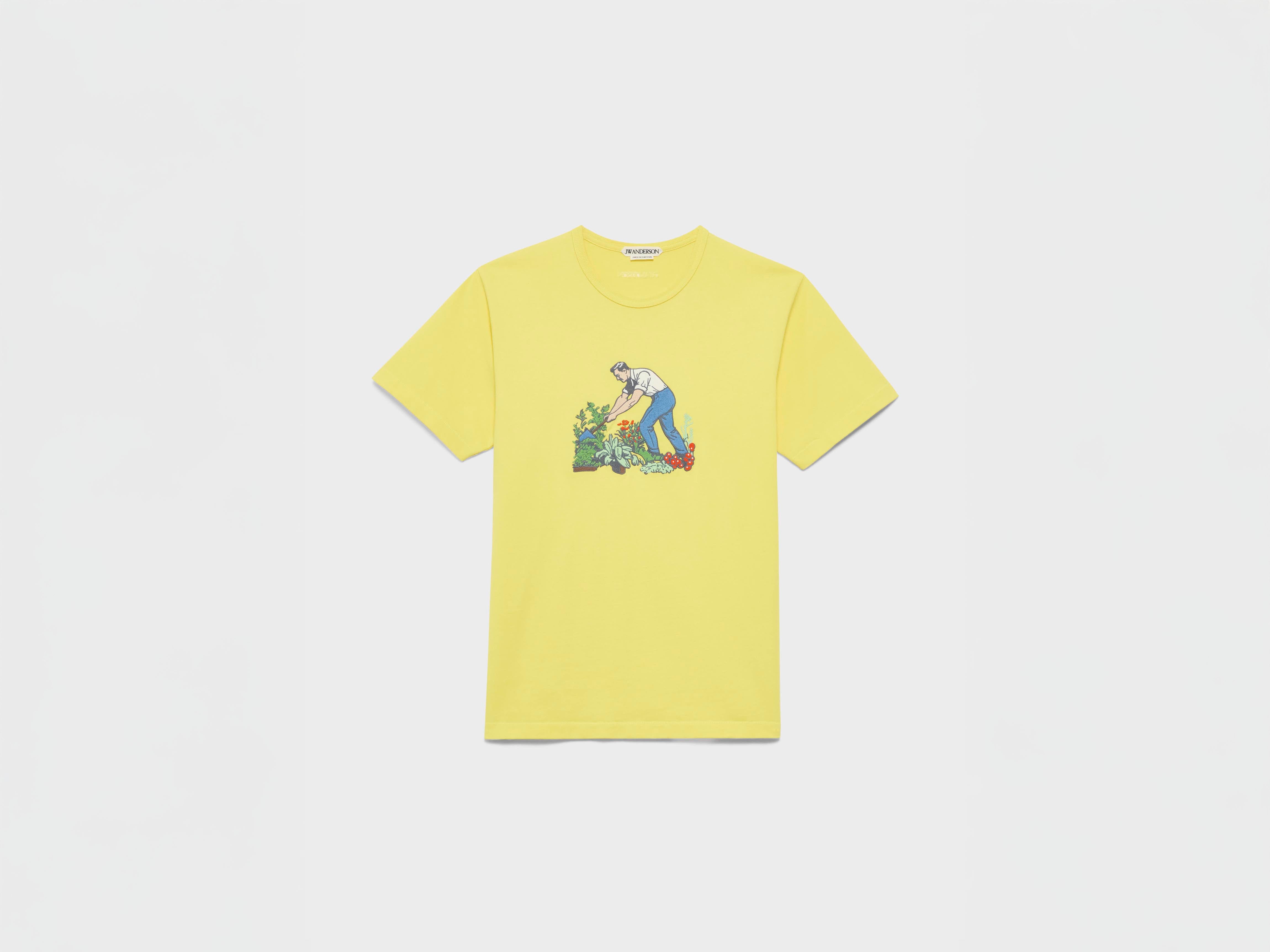 J.W. Anderson Gardener T-Shirt Lemon Gelb Baumwolle