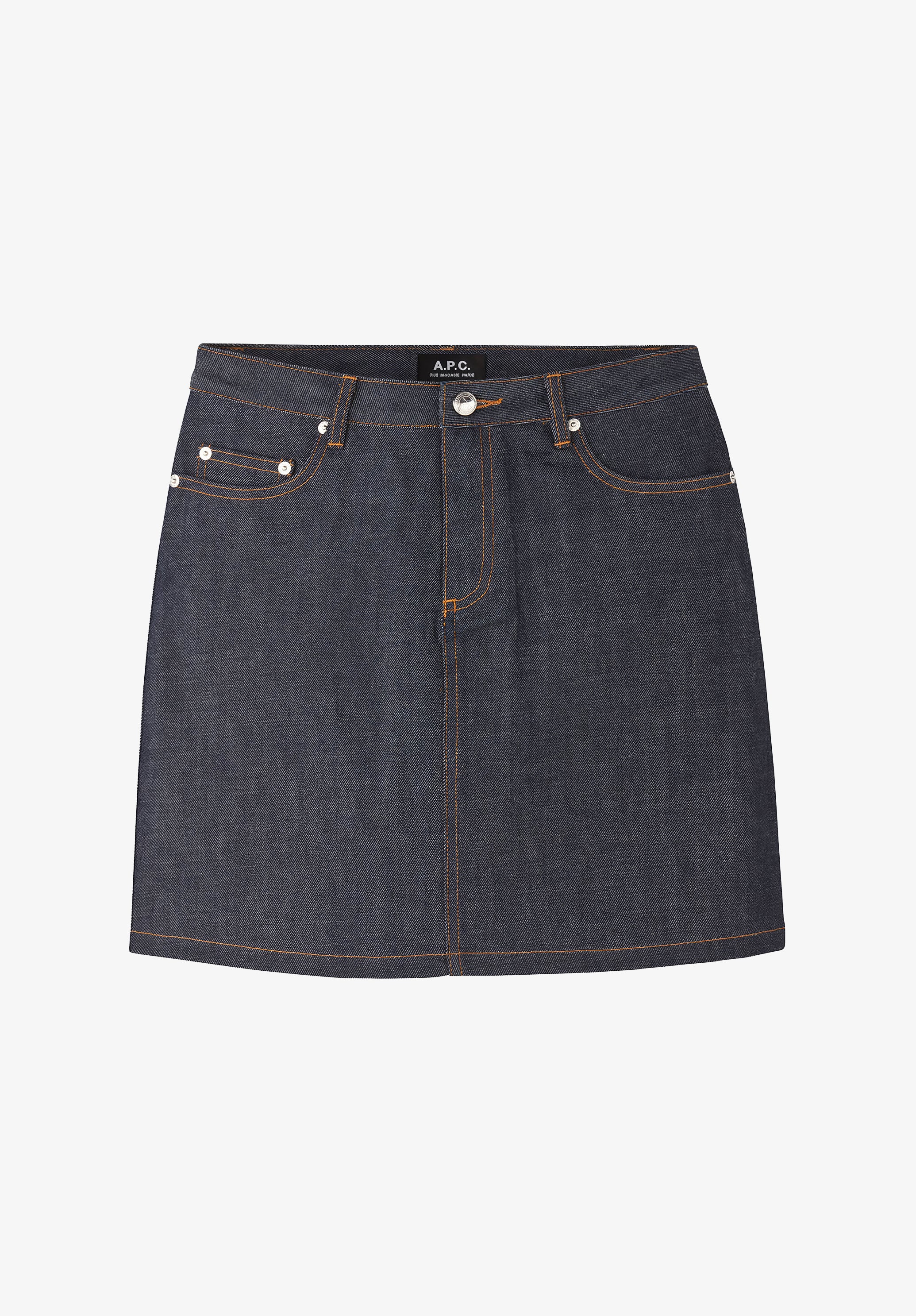 A.P.C. Standard Rock Denim hoch tailliert kurz
