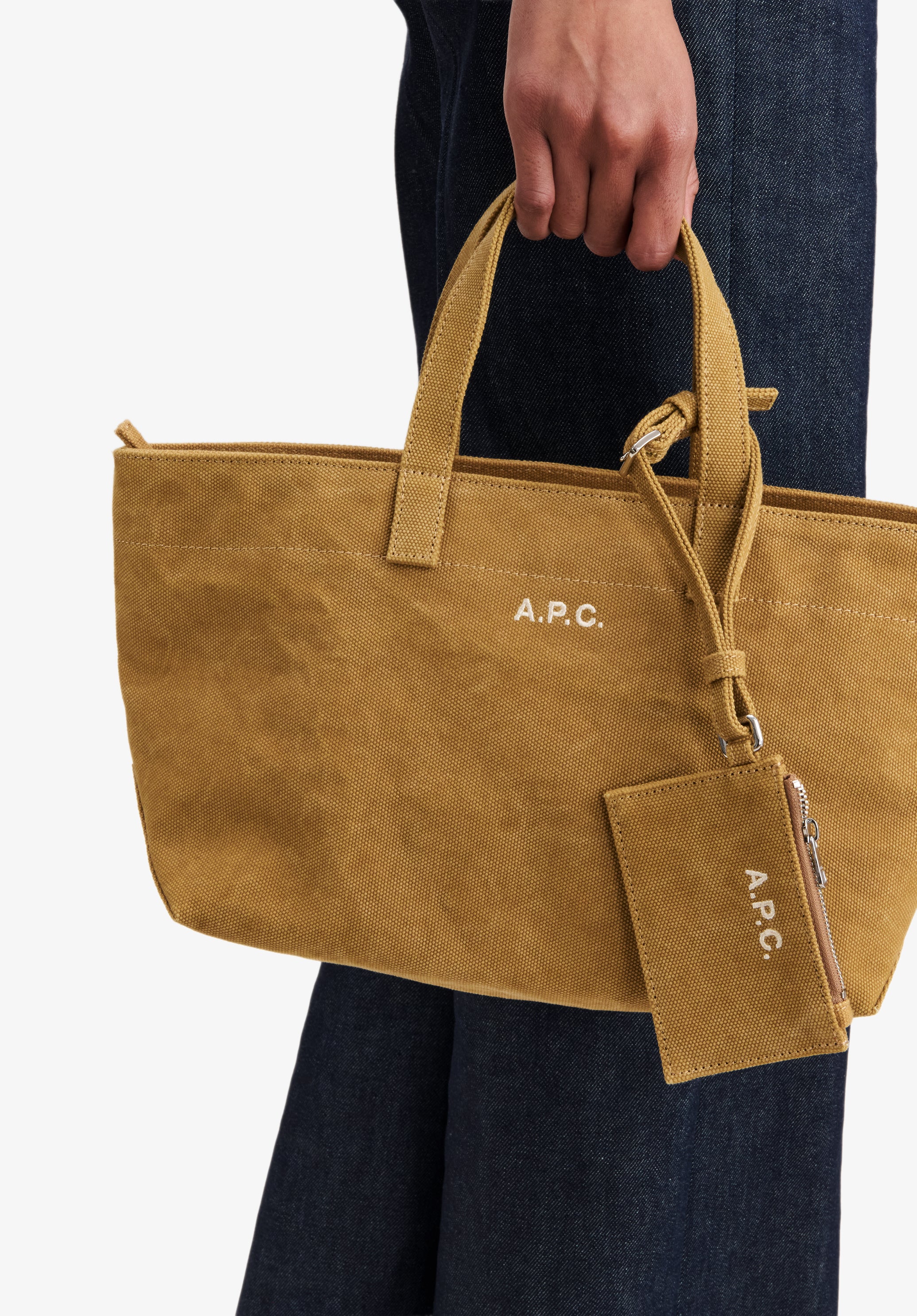 A.P.C. Drummer Small Tasche Canvas beige TU