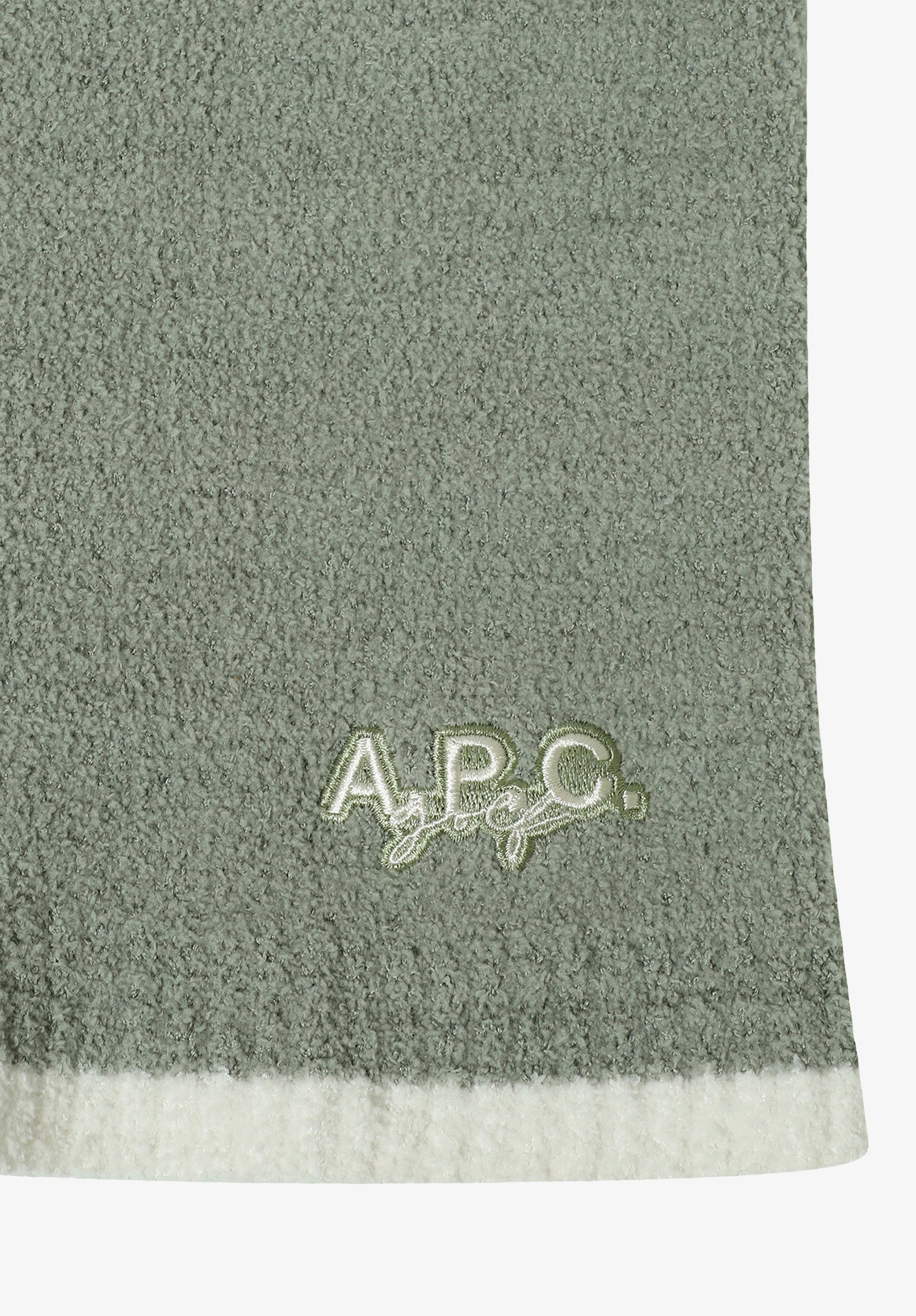 A.P.C. Halstuch Golf warm Stickerei TU weiss