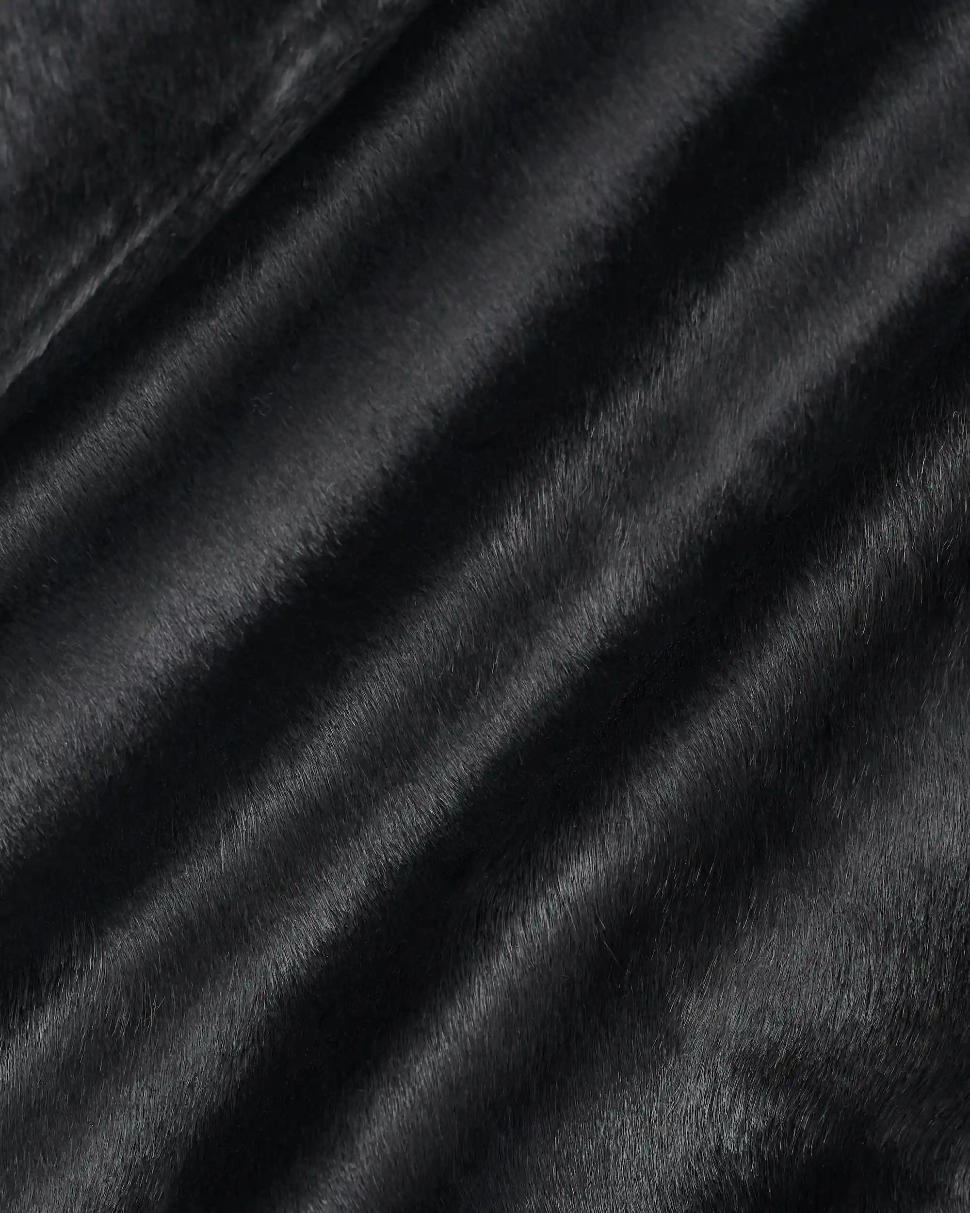 Drôle De Monsieur Lederjacke Schwarz Pony Glattleder Reissverschluss