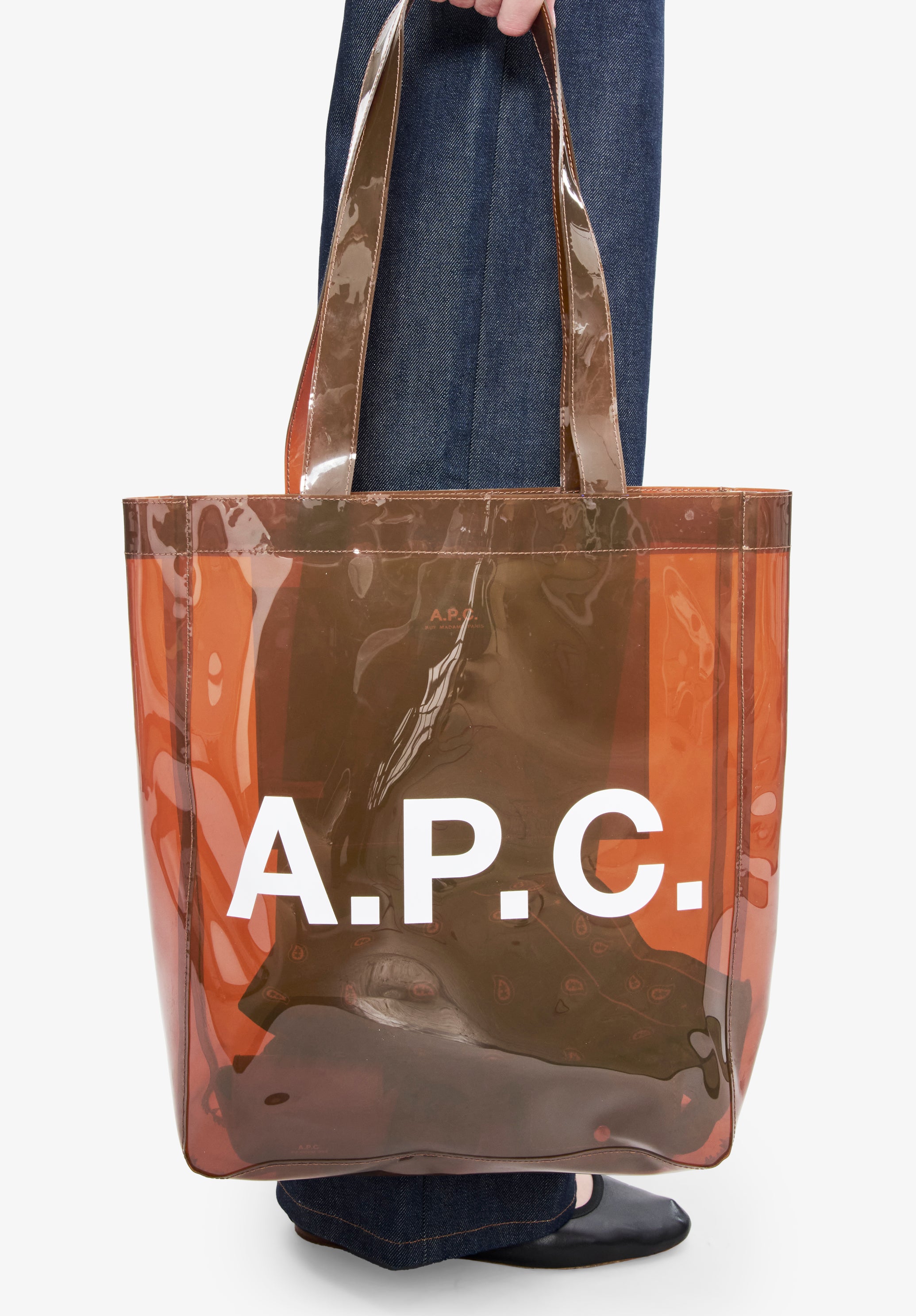 A.P.C. Lou Stofftasche braun TU