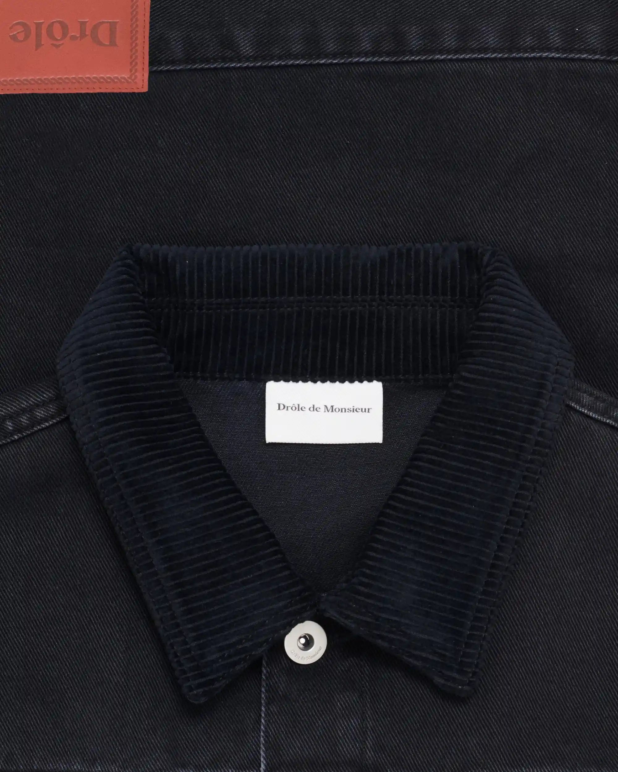 Drôle De Monsieur La Veste Jean Jeanjacke schwarz