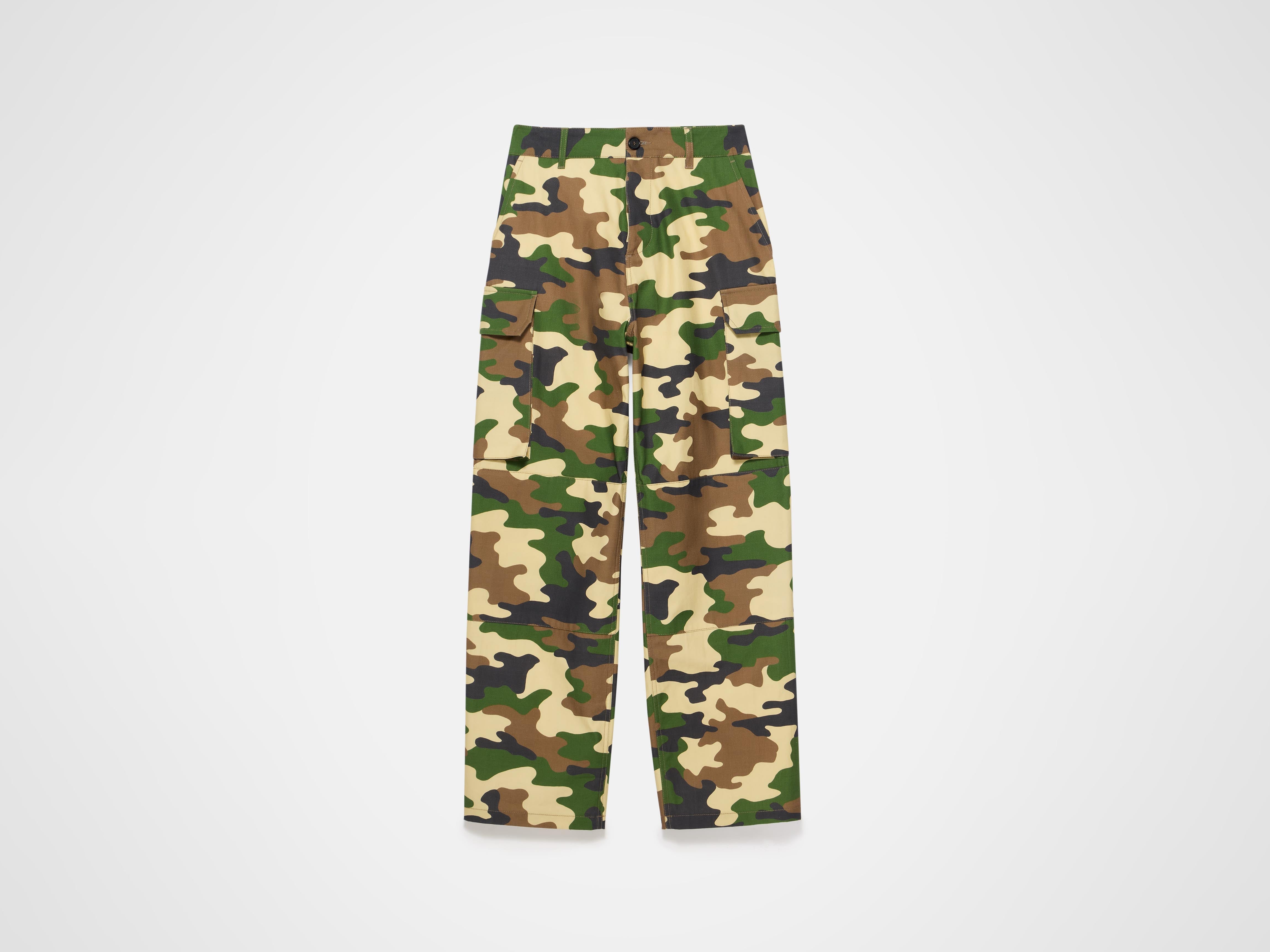 J.W. Anderson Cargo Trousers Hose Braun/Grün 48