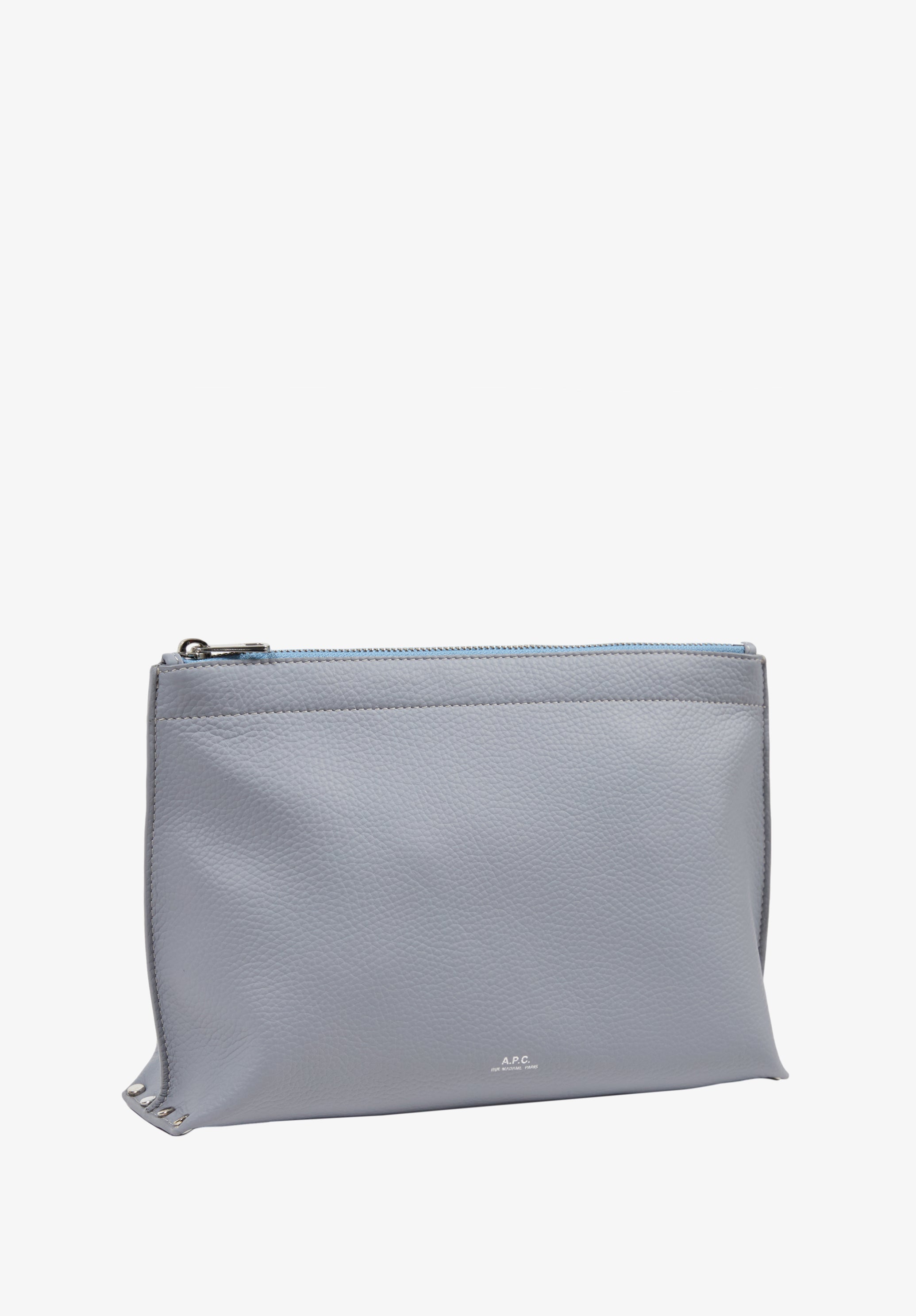 A.P.C. Neige Clou Clutch Leder genarbt TU