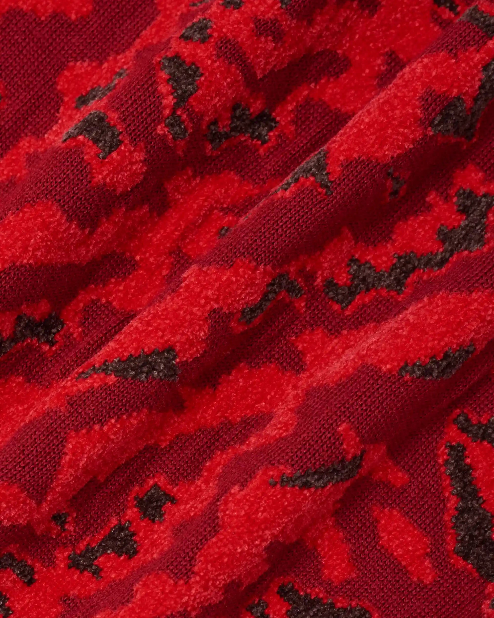 Drôle De Monsieur Moiré Cardigan Strickjacke Rot Merino