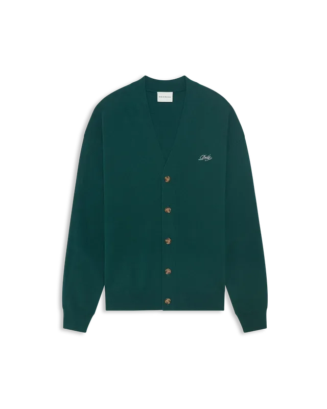 Drôle De Monsieur Le Cardigan Drôle Strickcardigan dunkelgrün Wolle