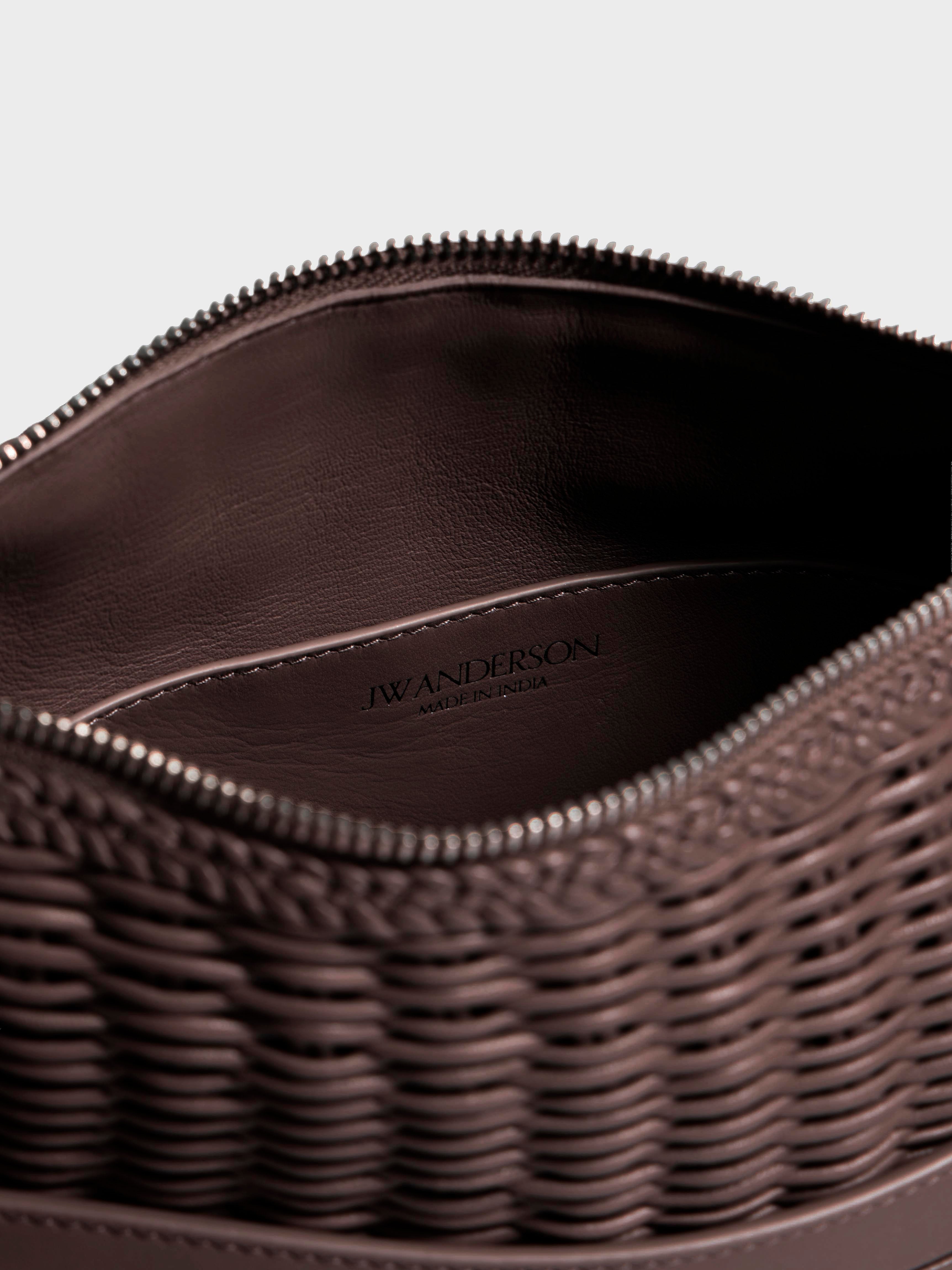 J.W.Anderson Loafer Bag Tasche Braun Geflochtenes Leder