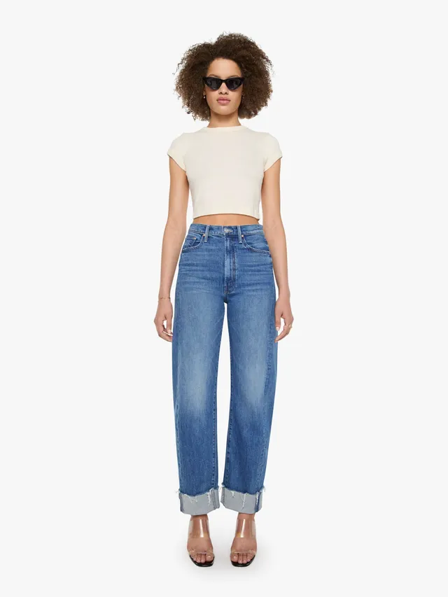 Mother The Half-Pipe Flood Damenjeans Get Two Birds Stoned