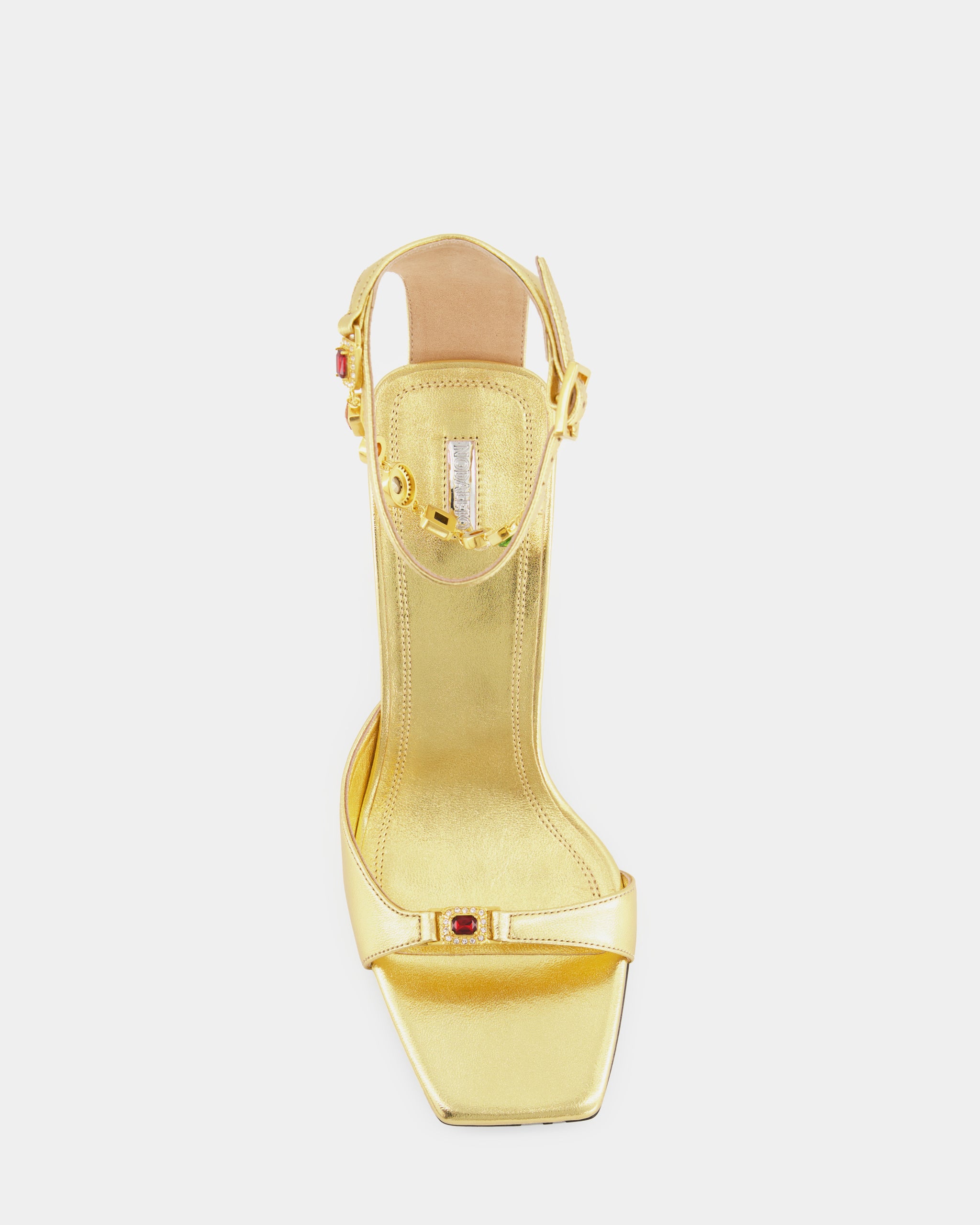 Nodaleto Nodstalgia Gemma 90 Sandale Gold Metallic Nappa