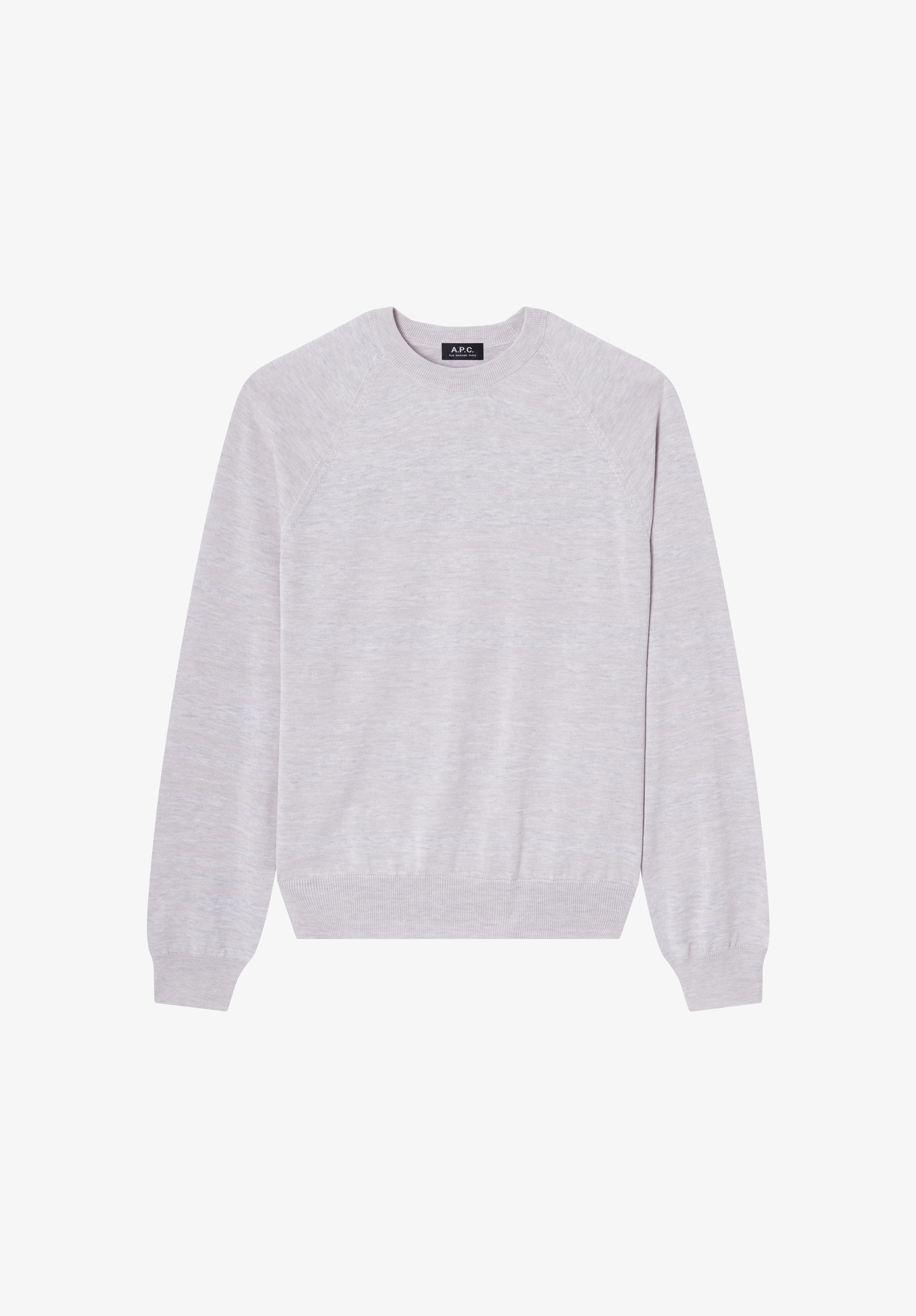 A.P.C. Pullover Merinowolle Rundhals Raglan Pulli
