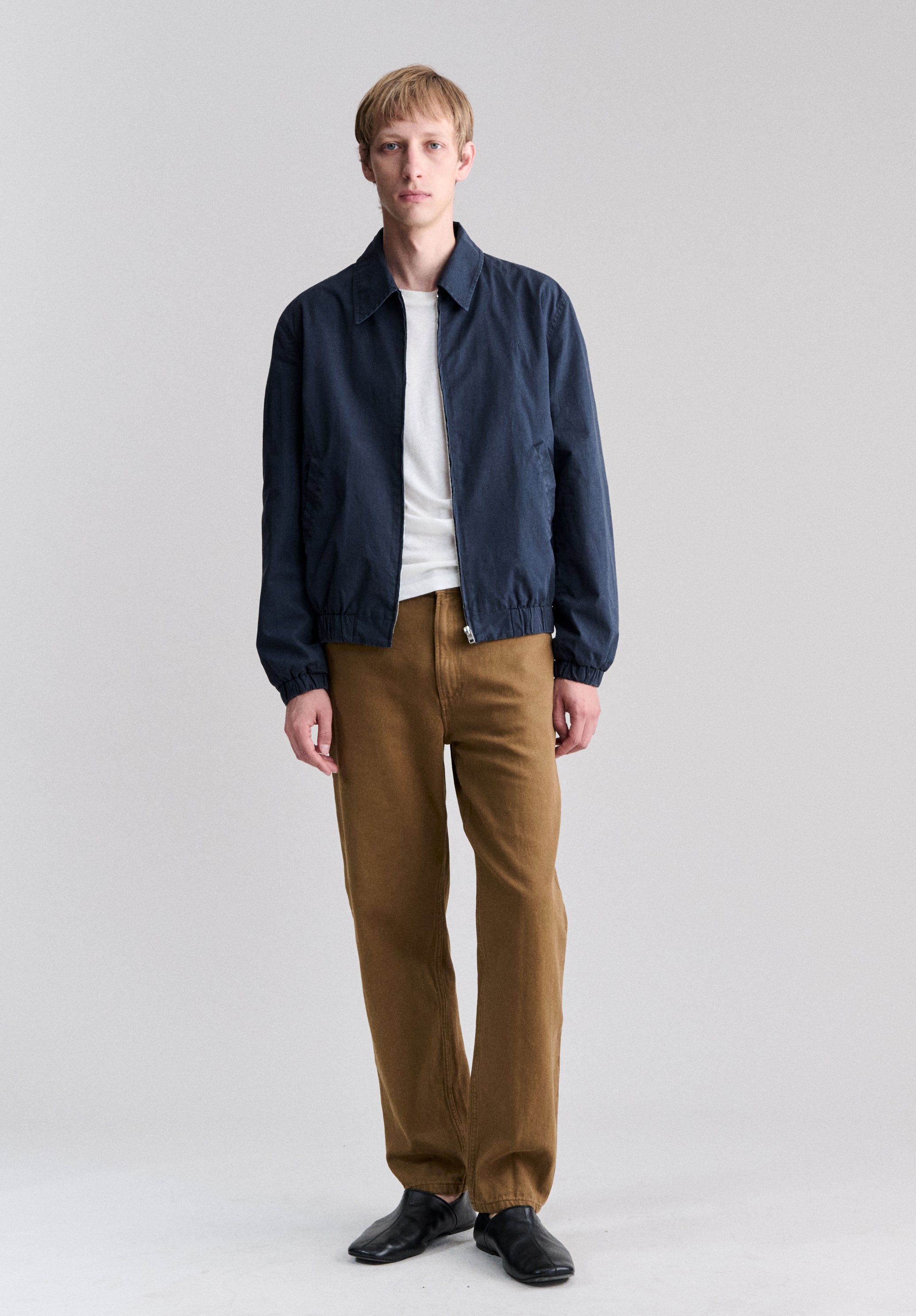 A.P.C. Baumwolljacke Marineblau Leicht Bio-Baumwolle Gr. M