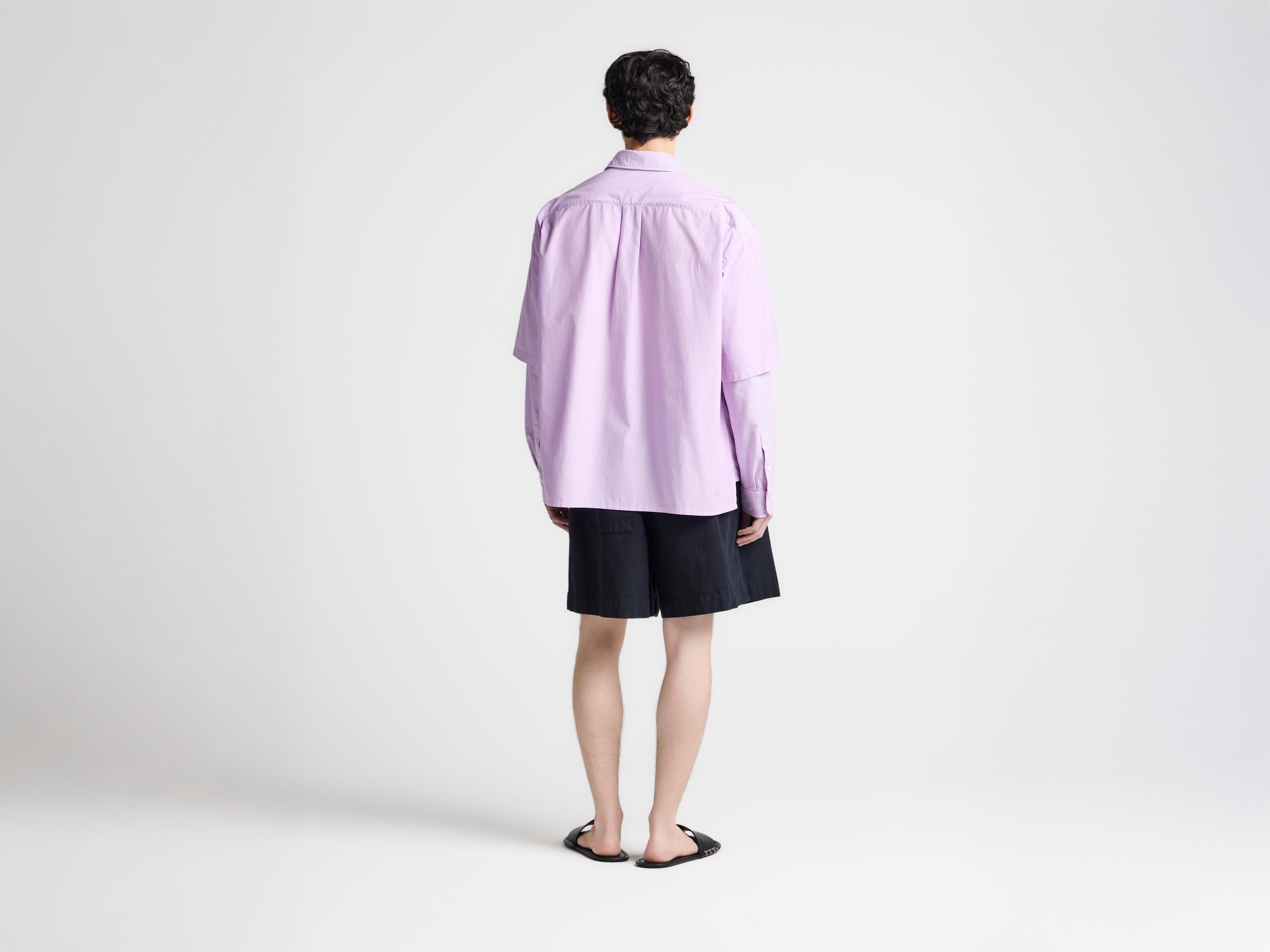 J.W.Anderson Shirts Double-Layered Hemd Herren Lila 48