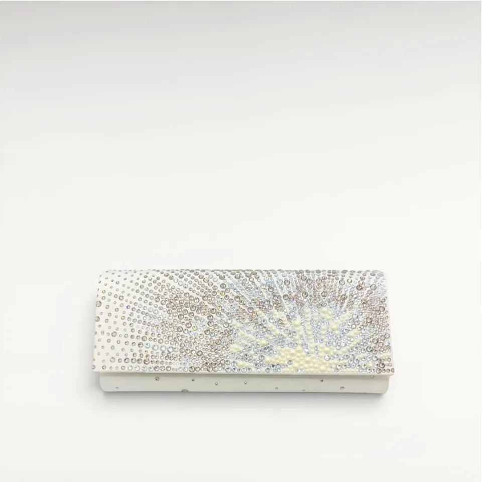 Gedebe Envelope Mirage Clutch Satin mit Stickerei