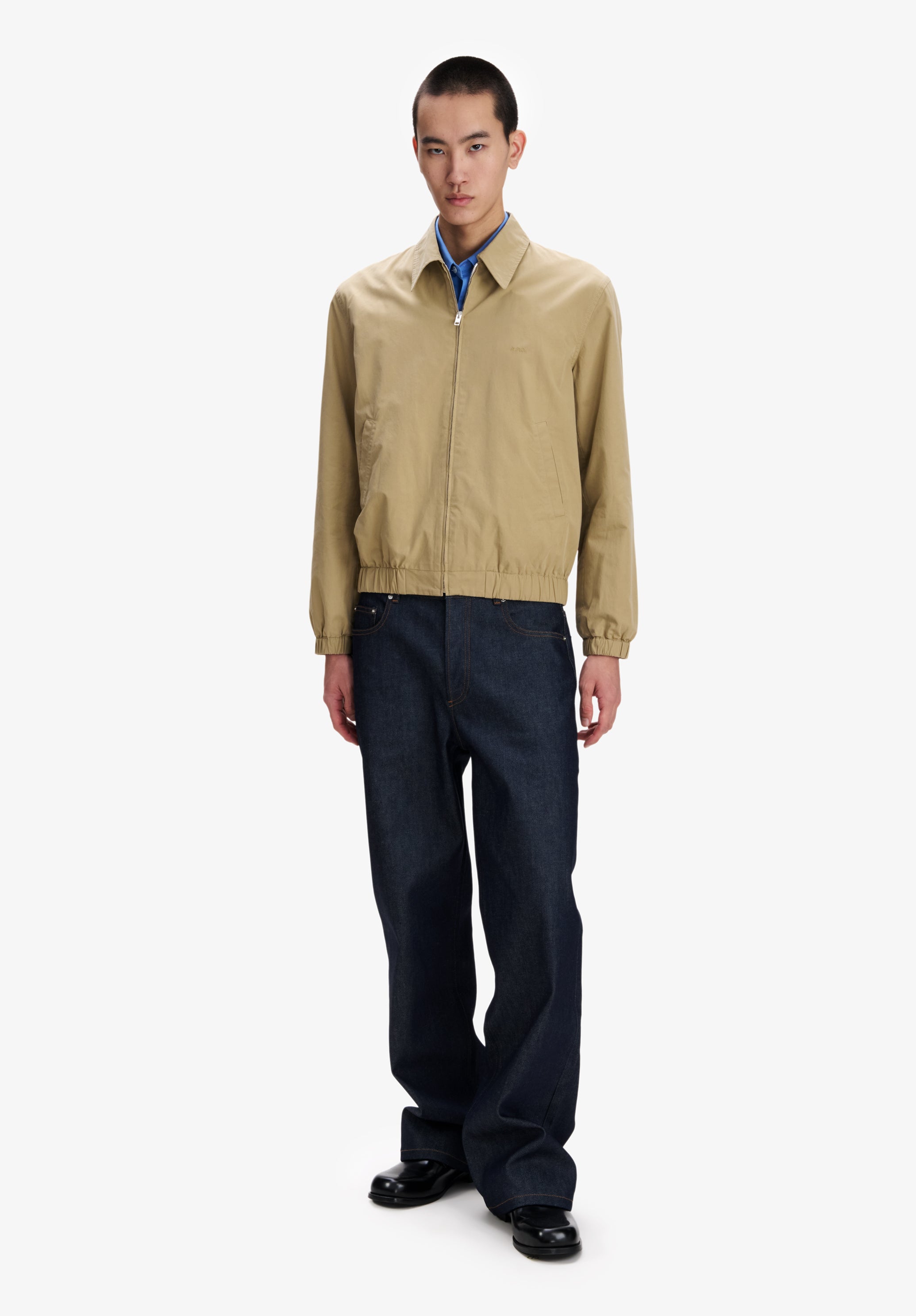 A.P.C. Baumwolljacke Leicht Beige Bio-Baumwolle M