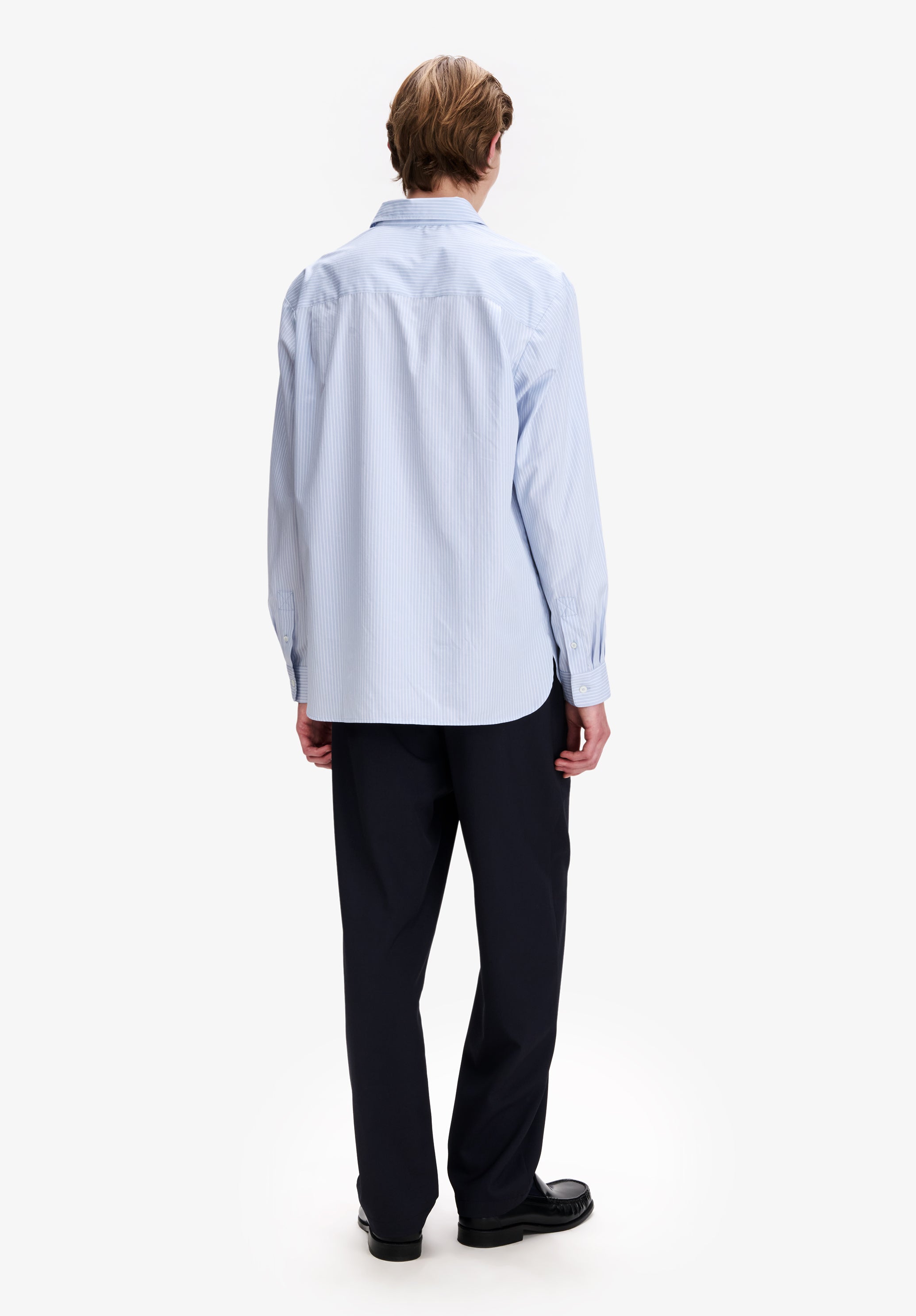 A.P.C. Barrel-Hose Canvas marineblau weit Gr. 44-54 recycelt
