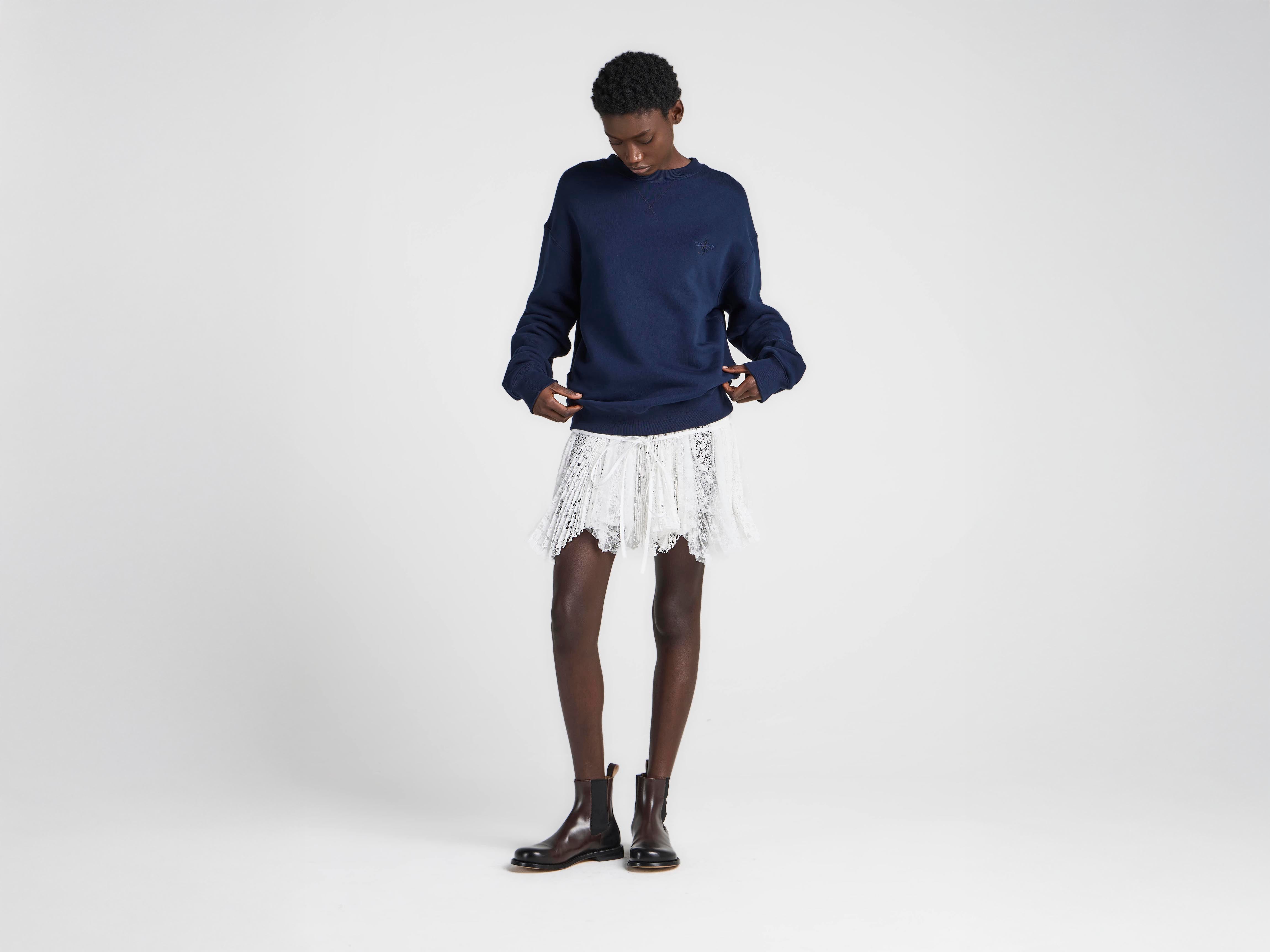 J.W. Anderson Ribbon Anchor Sweatshirt Navy Damen
