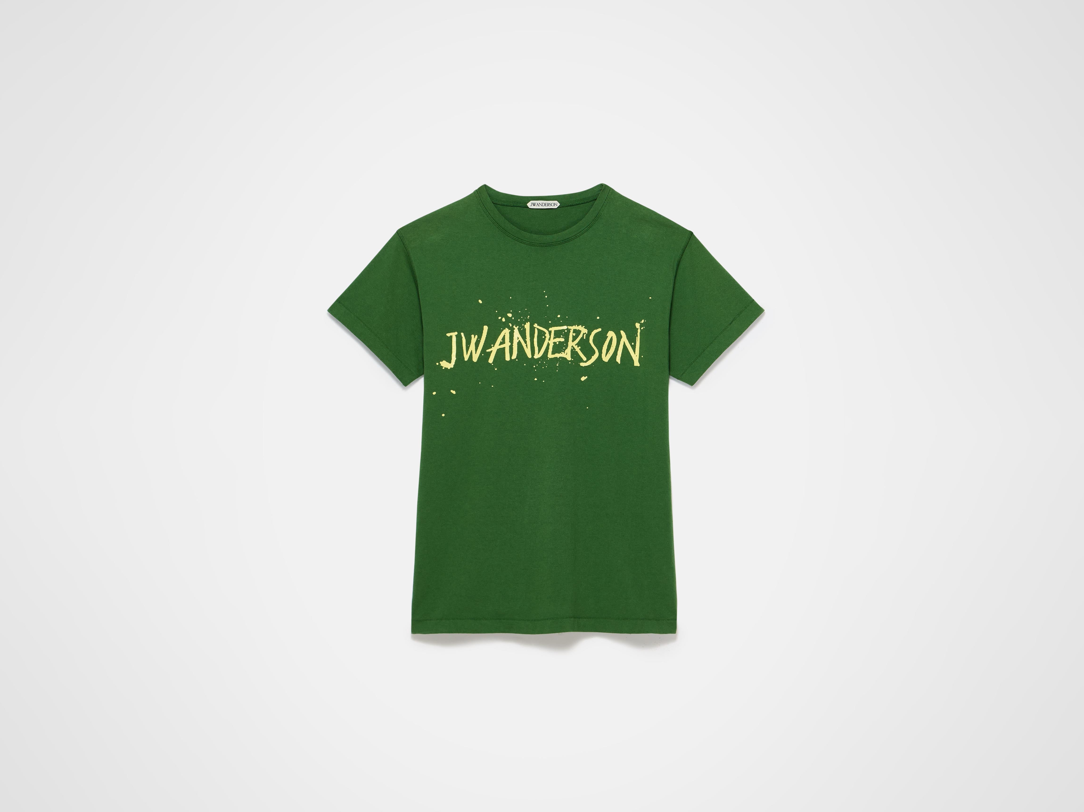 J.W.Anderson Shirts Circular T-Shirt Jersey Grün S M L