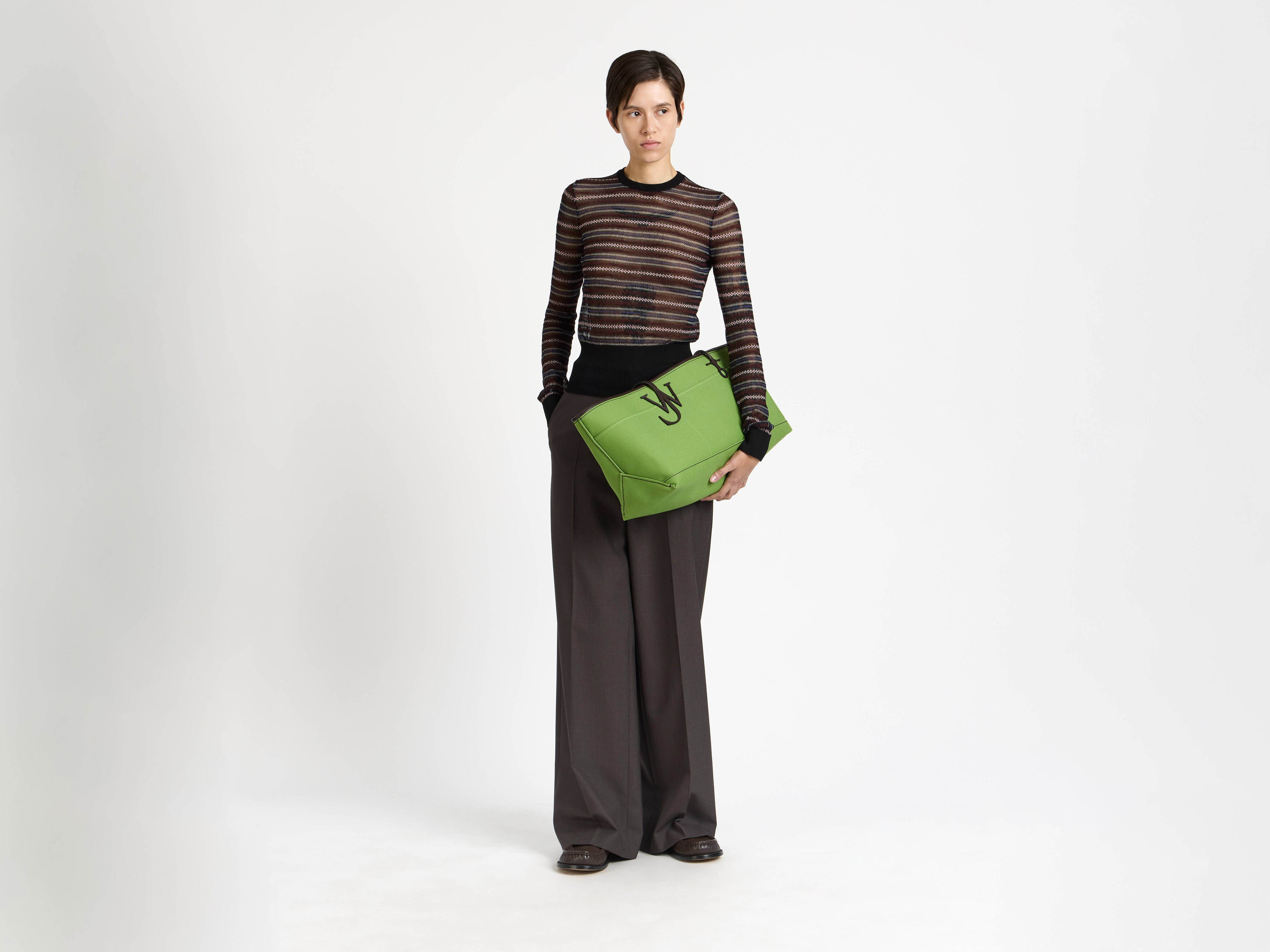 J.W.Anderson Fairisle Top Strickpullover Schwarz