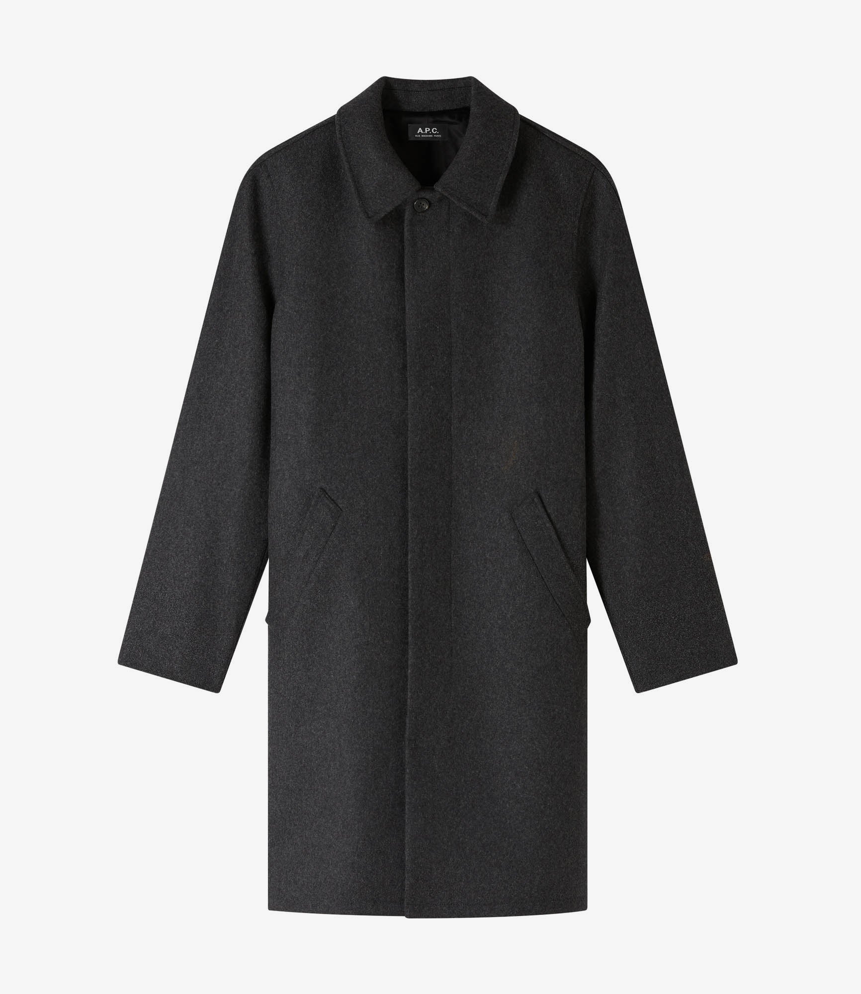A.P.C. Mac Auster Mantel Wolle Größe M Italien