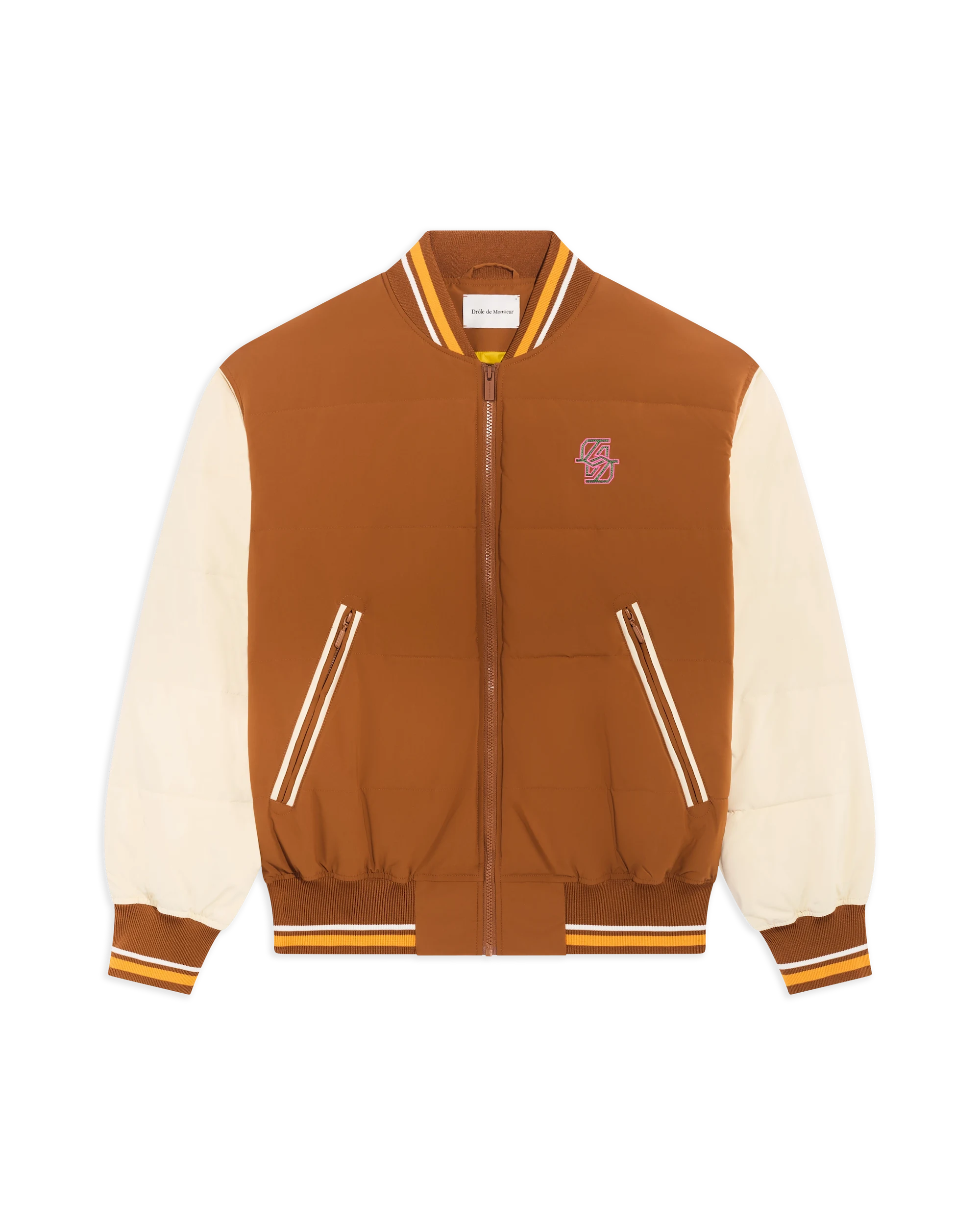 Drôle De Monsieur Horses Puffer Jacket braun Polyester