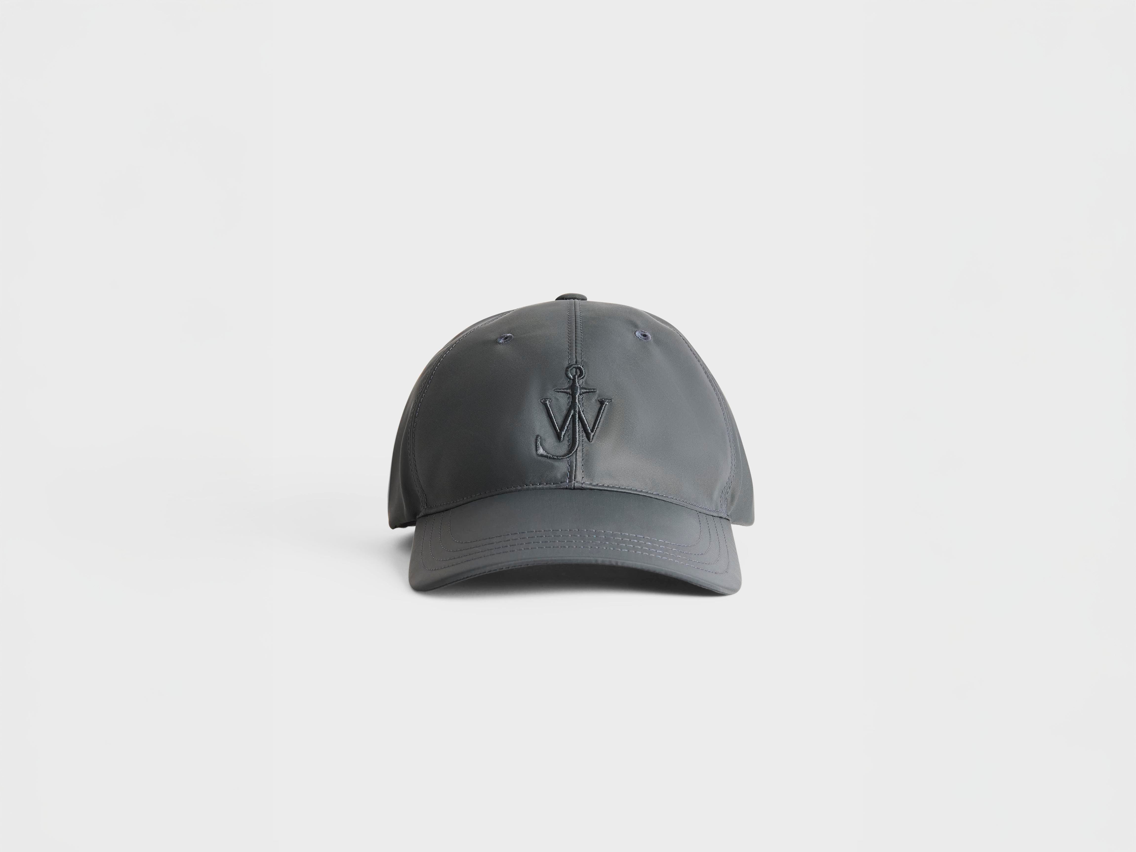 J.W.Anderson Baseball Cap Kappe Dunkelgrau Nylon