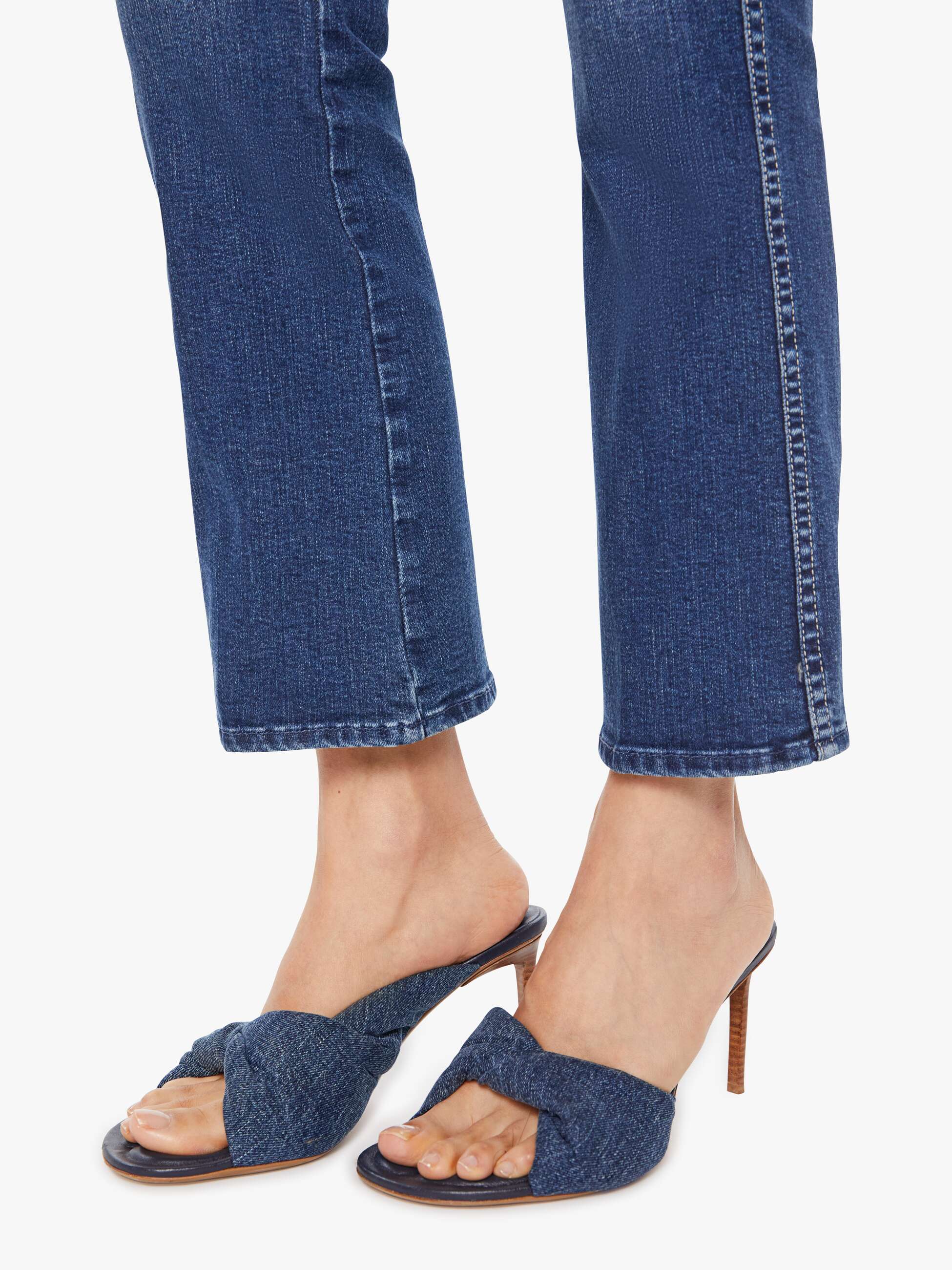 Mother Denim Smokin Double Flood Jeans Start Your Engines