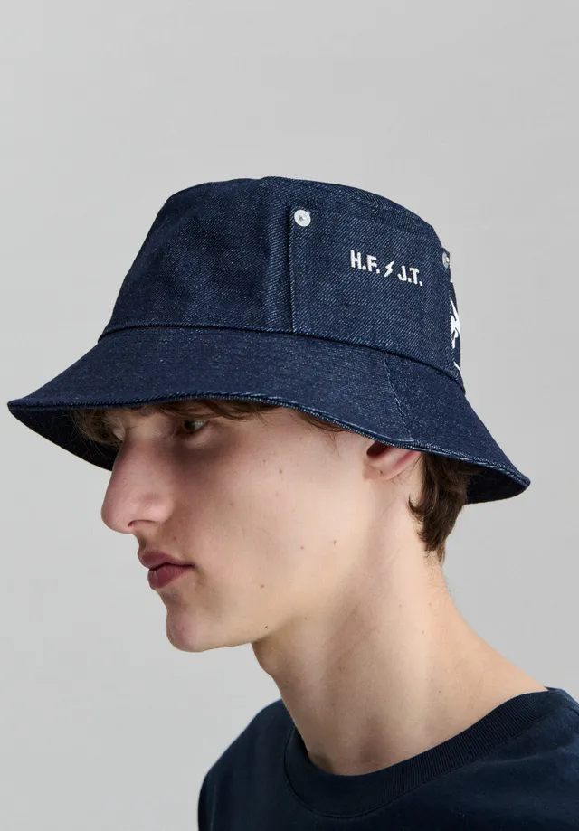 A.P.C. FRGMT. Bob Rain Man Bucket Hat Denim