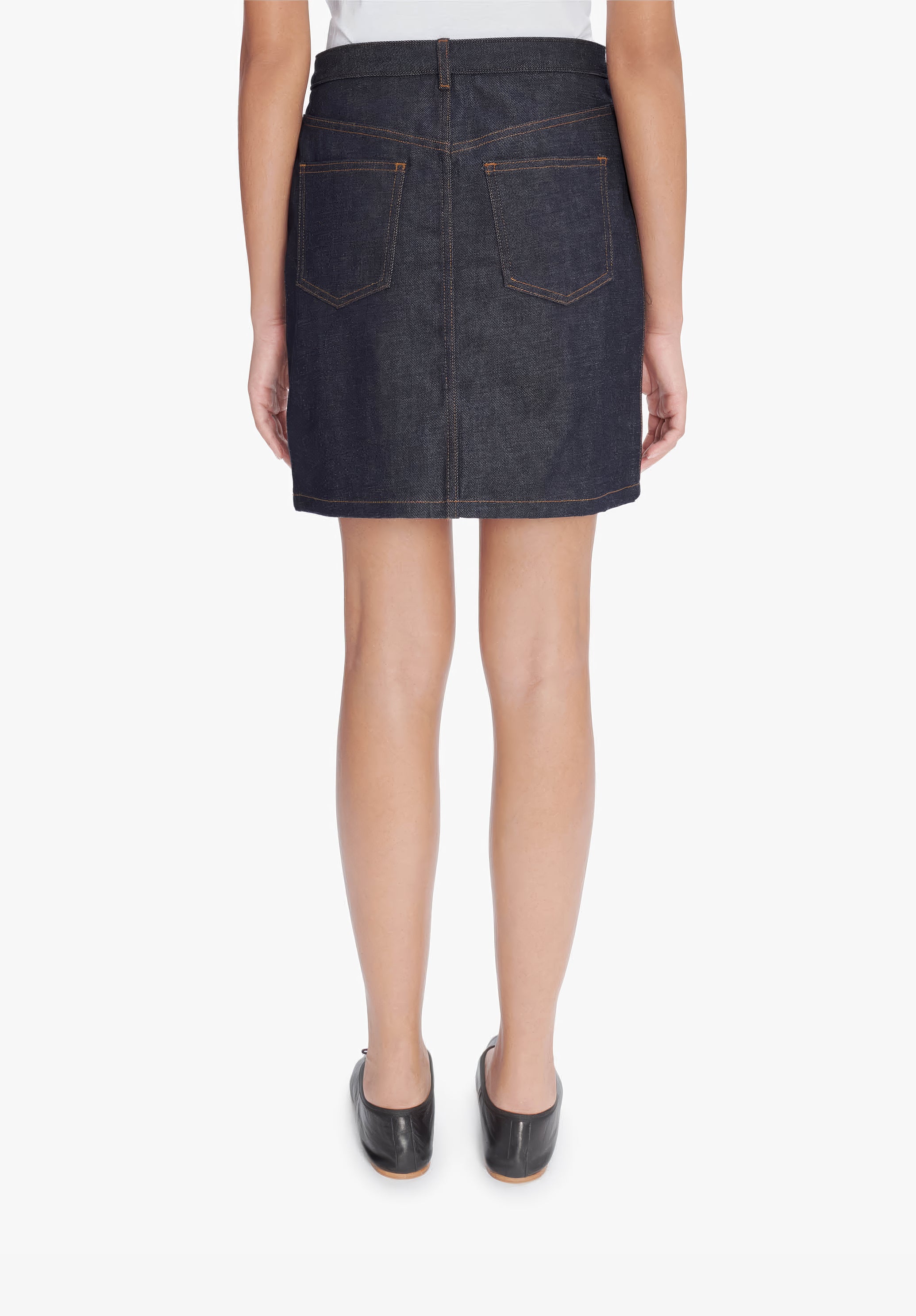 A.P.C. Standard Rock Denim hoch tailliert kurz