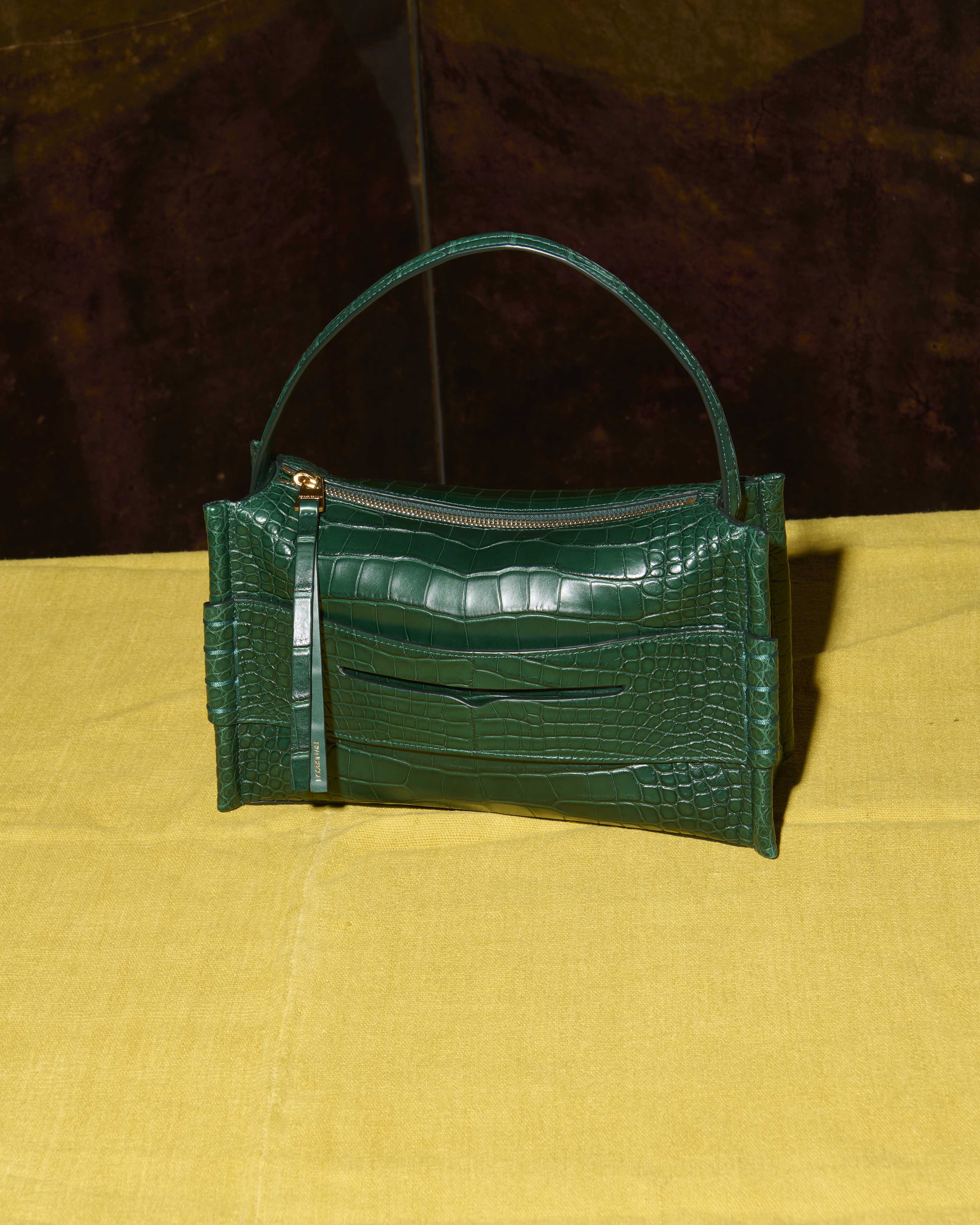 J.W.Anderson Bags Loafer Tasche Pinie Alligatorleder