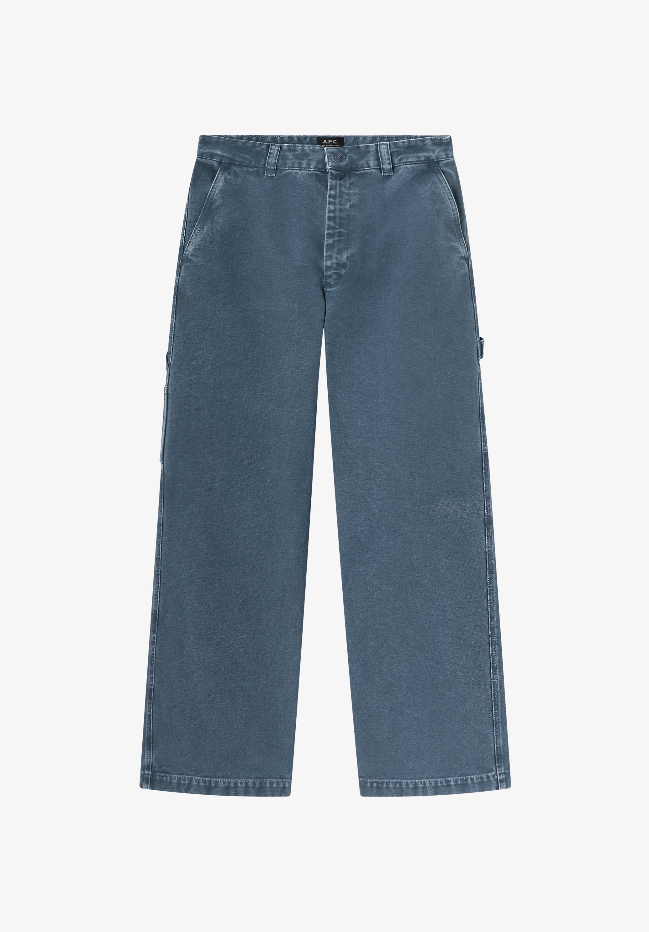 A.P.C. Carpenter-Hose Blau Canvas Gr. 48