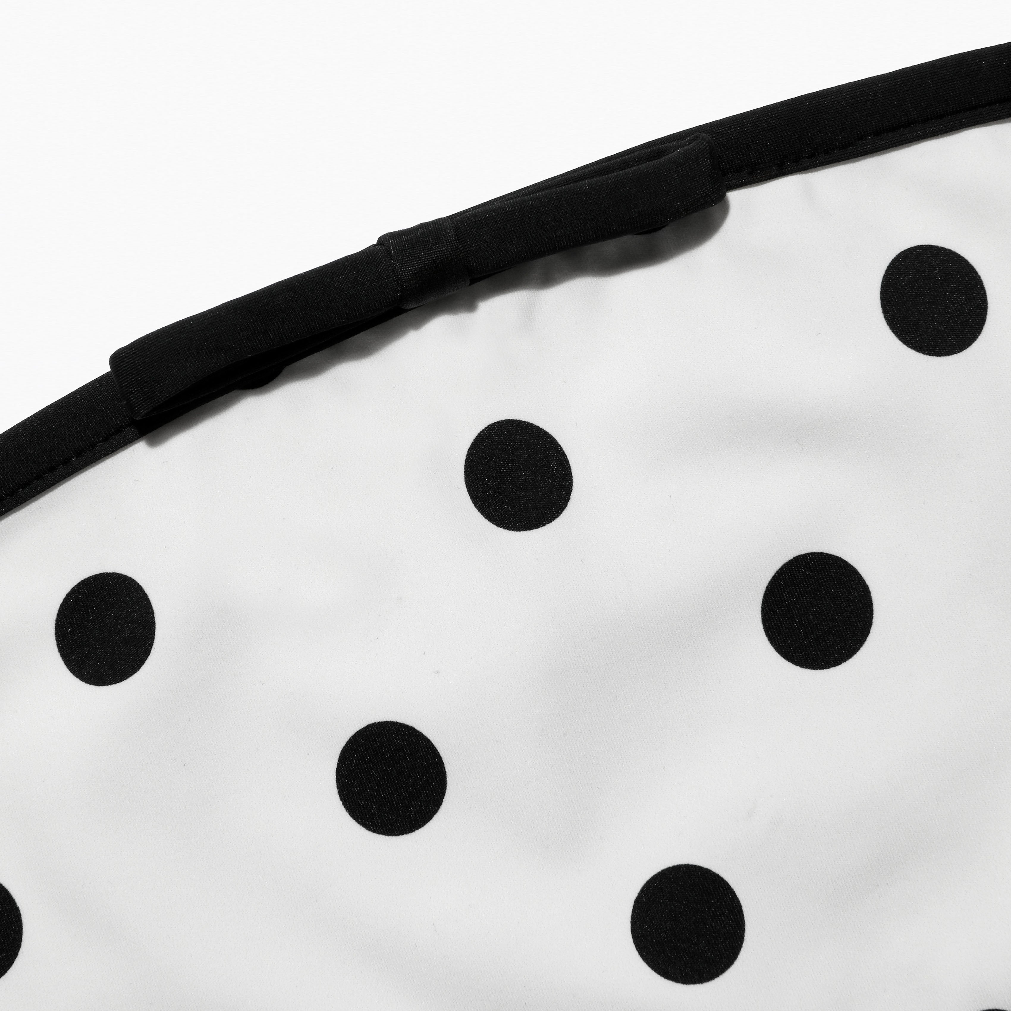 Self Portrait Swim Resort White Polka Dot Bikini-Oberteil UK 8 Bandeau