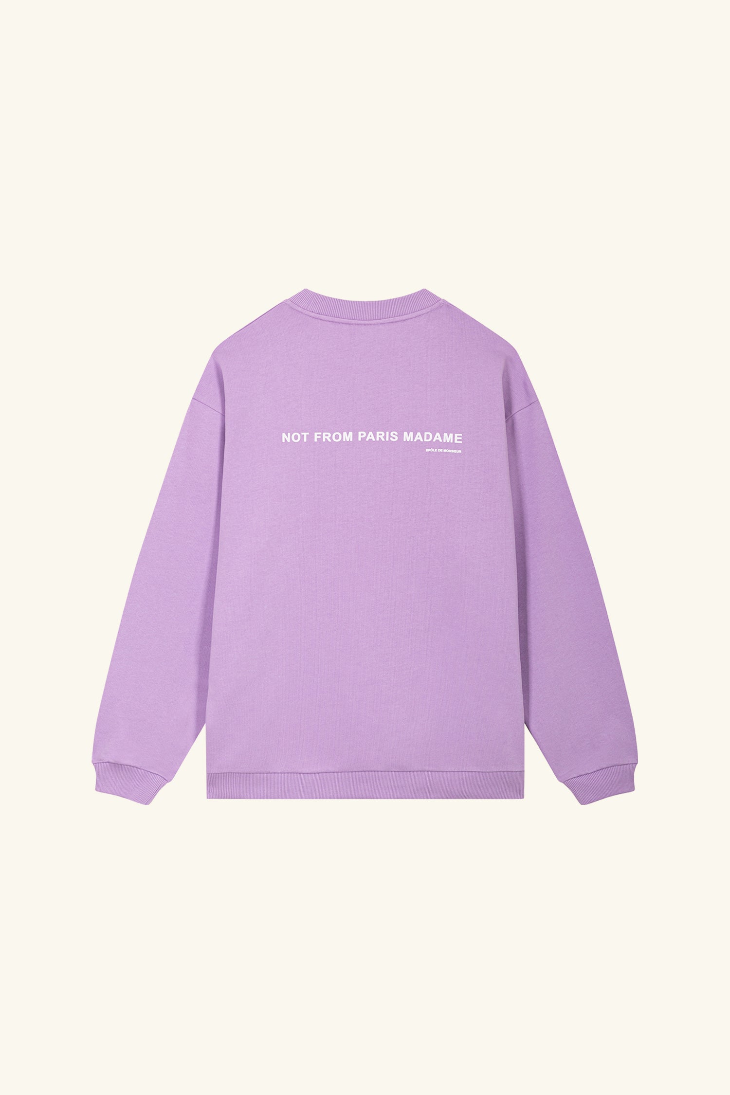 Drôle De Monsieur Le Sweatshirt Slogan Pocket Sweatshirt