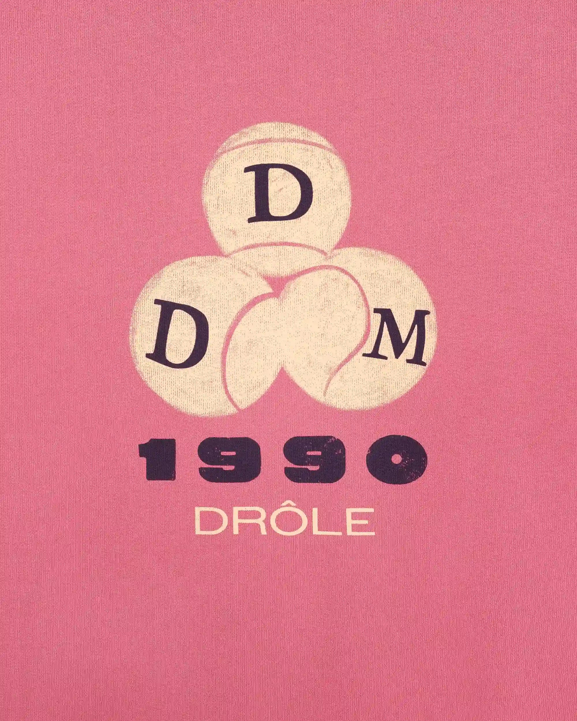 Drôle De Monsieur Drôle 1990 Sweatshirt Rosa Baumwolle