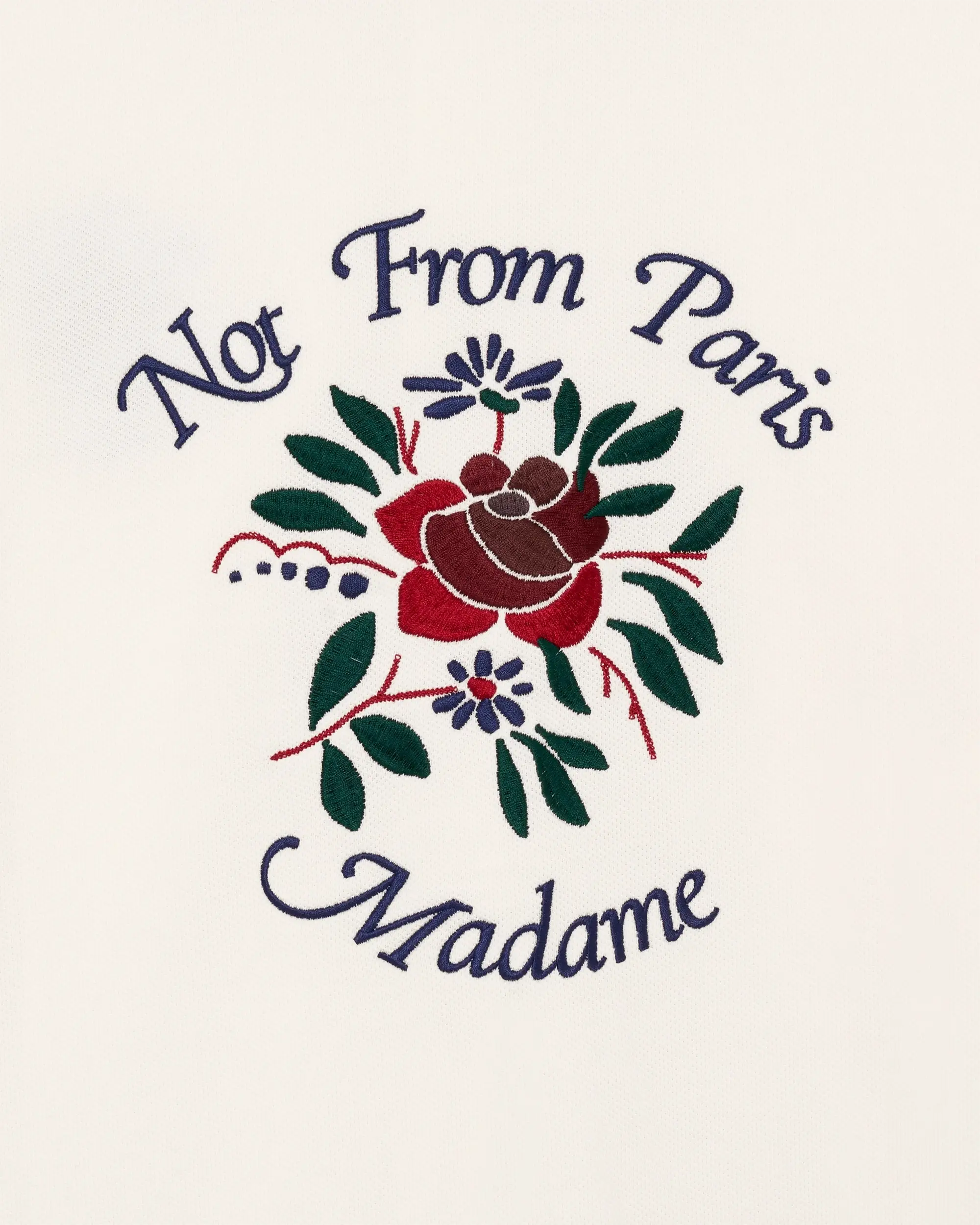 Drôle De Monsieur Slogan Rose Hemd Off White Piqué