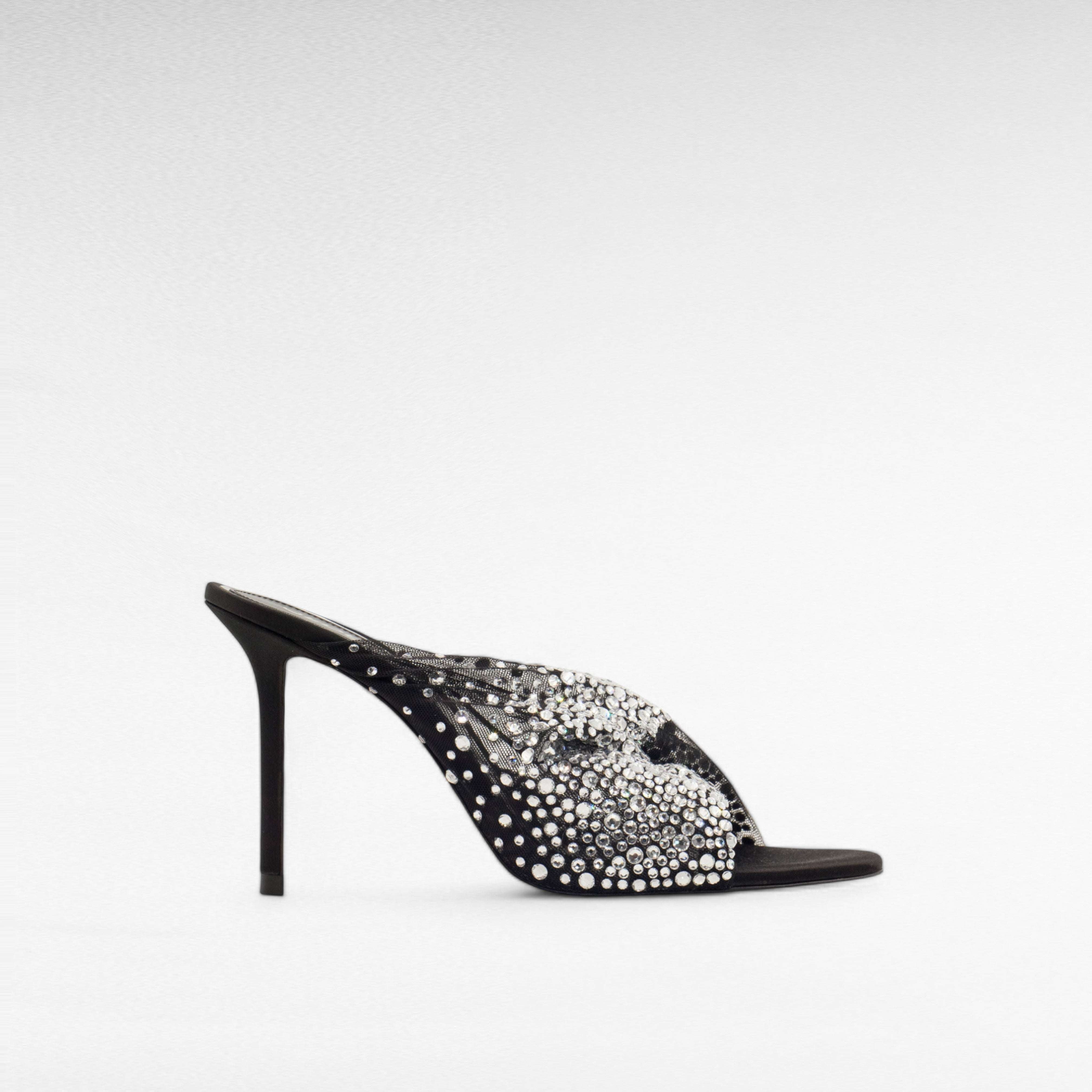 Gedebe Mariel Mule Tüll Pantolette Kristall