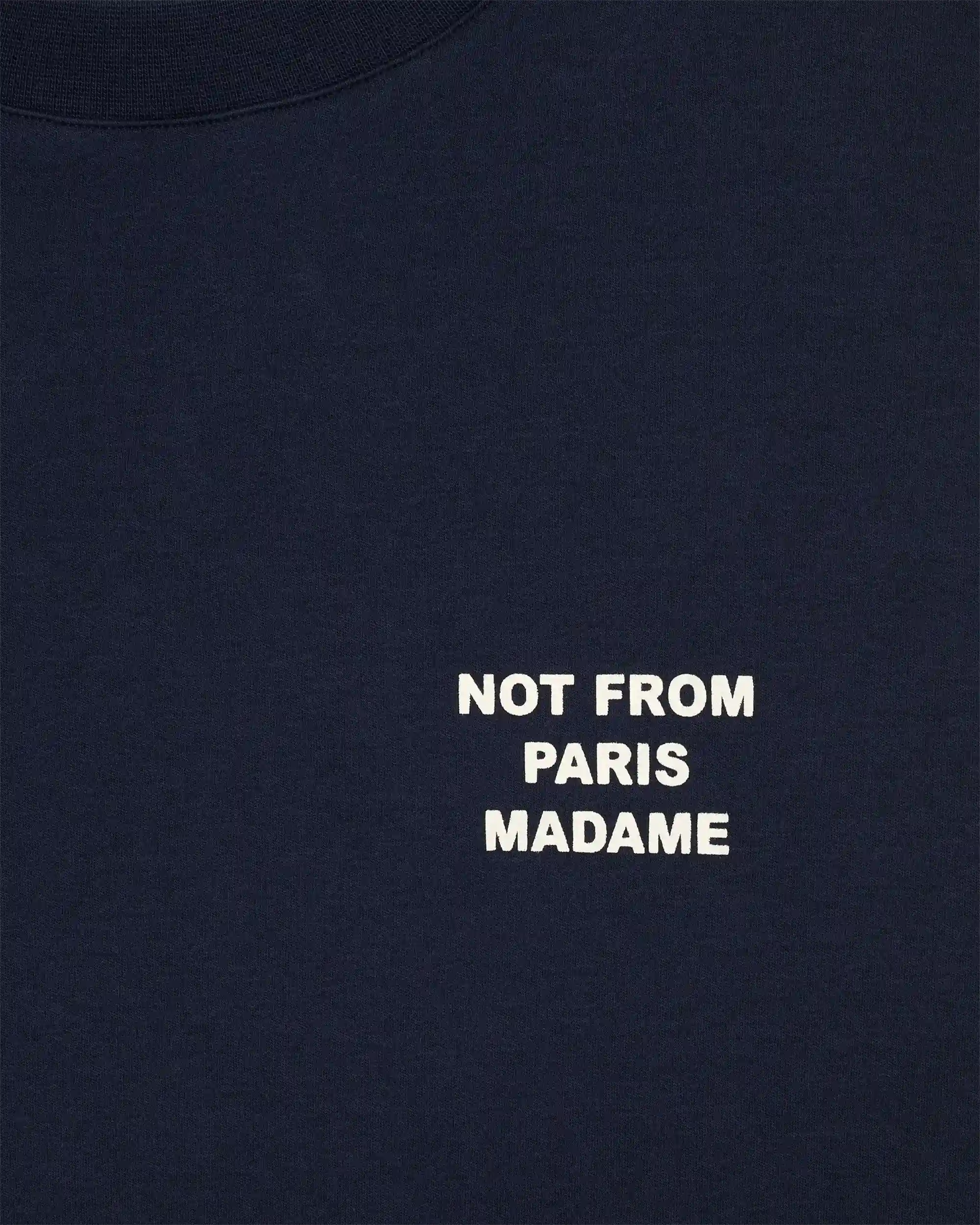 Drôle De Monsieur Le Manches Longues Slogan Longsleeve Navy