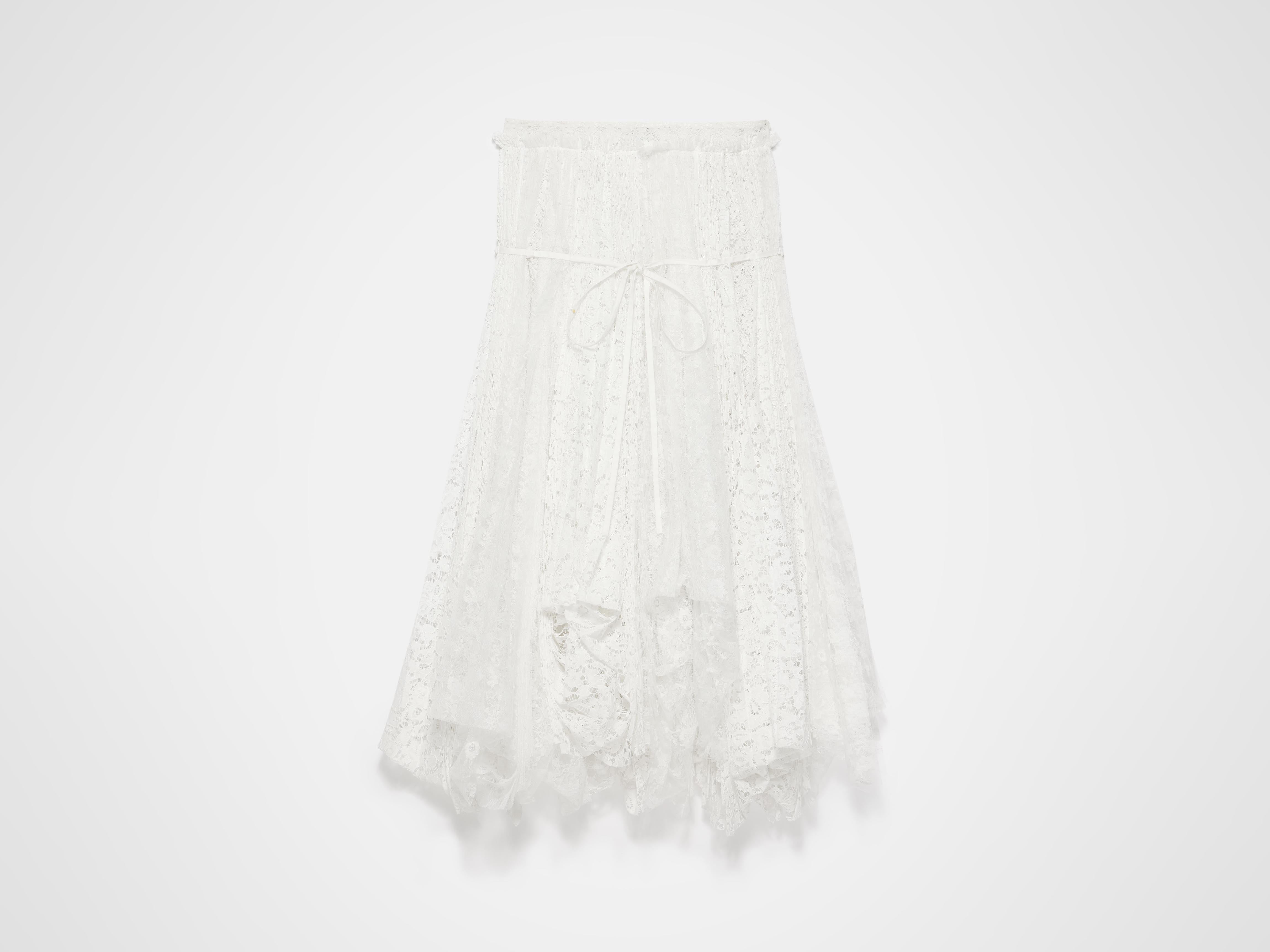 J.W.Anderson Mixed Lace Rock Damen weiß Spitze lang